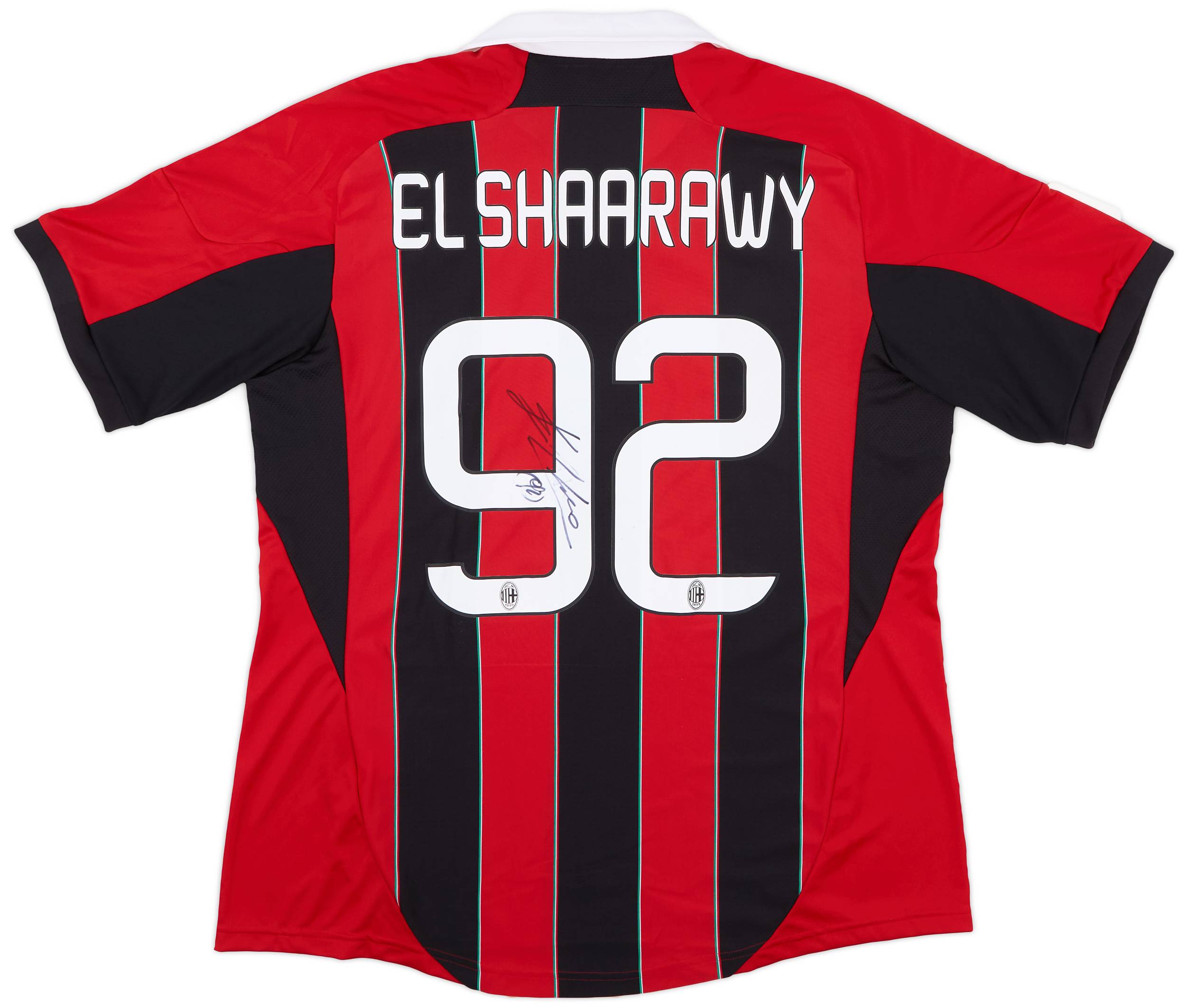 2012-13 AC Milan Home Shirt El Shaarawy #92 - 8/10 - (XL)