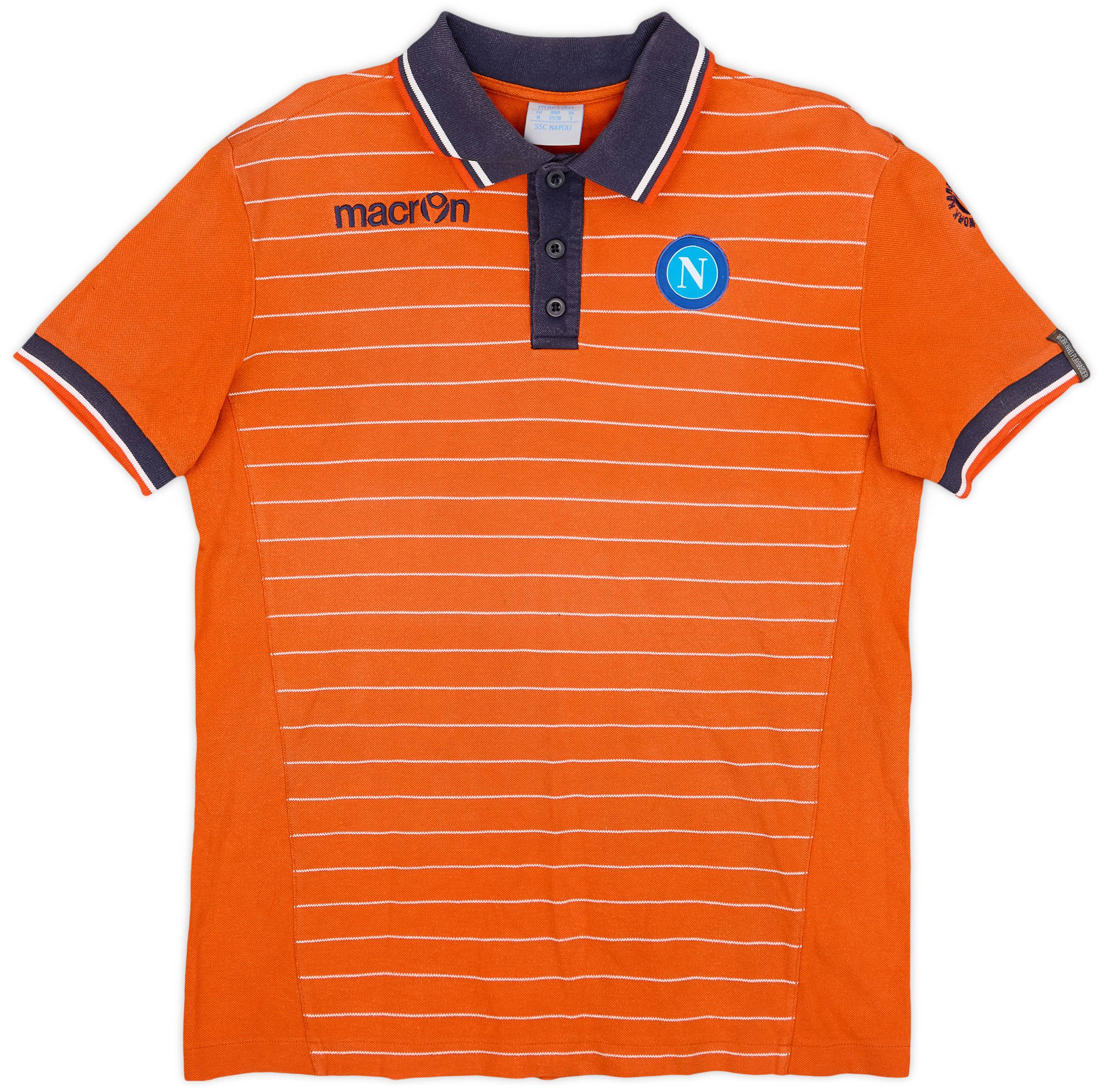 2009-10 Napoli Macron Polo Shirt - 8/10 - (M)