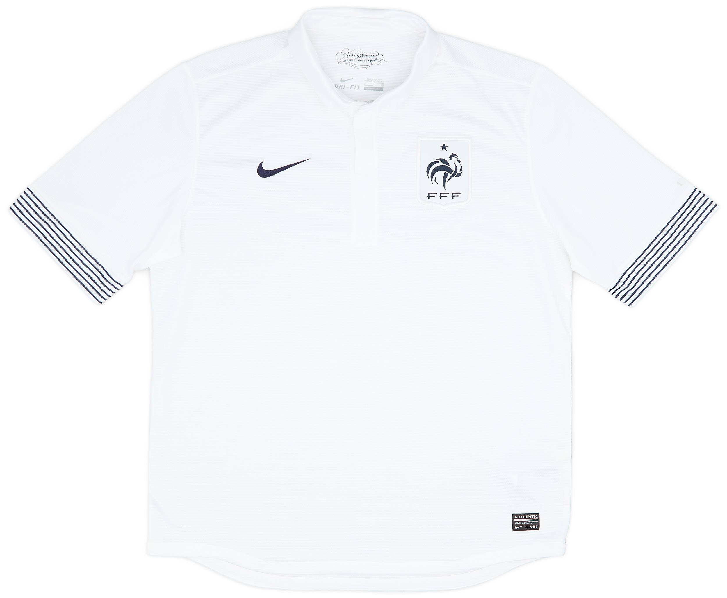 2012-13 France Away Shirt - 9/10 - (XL)