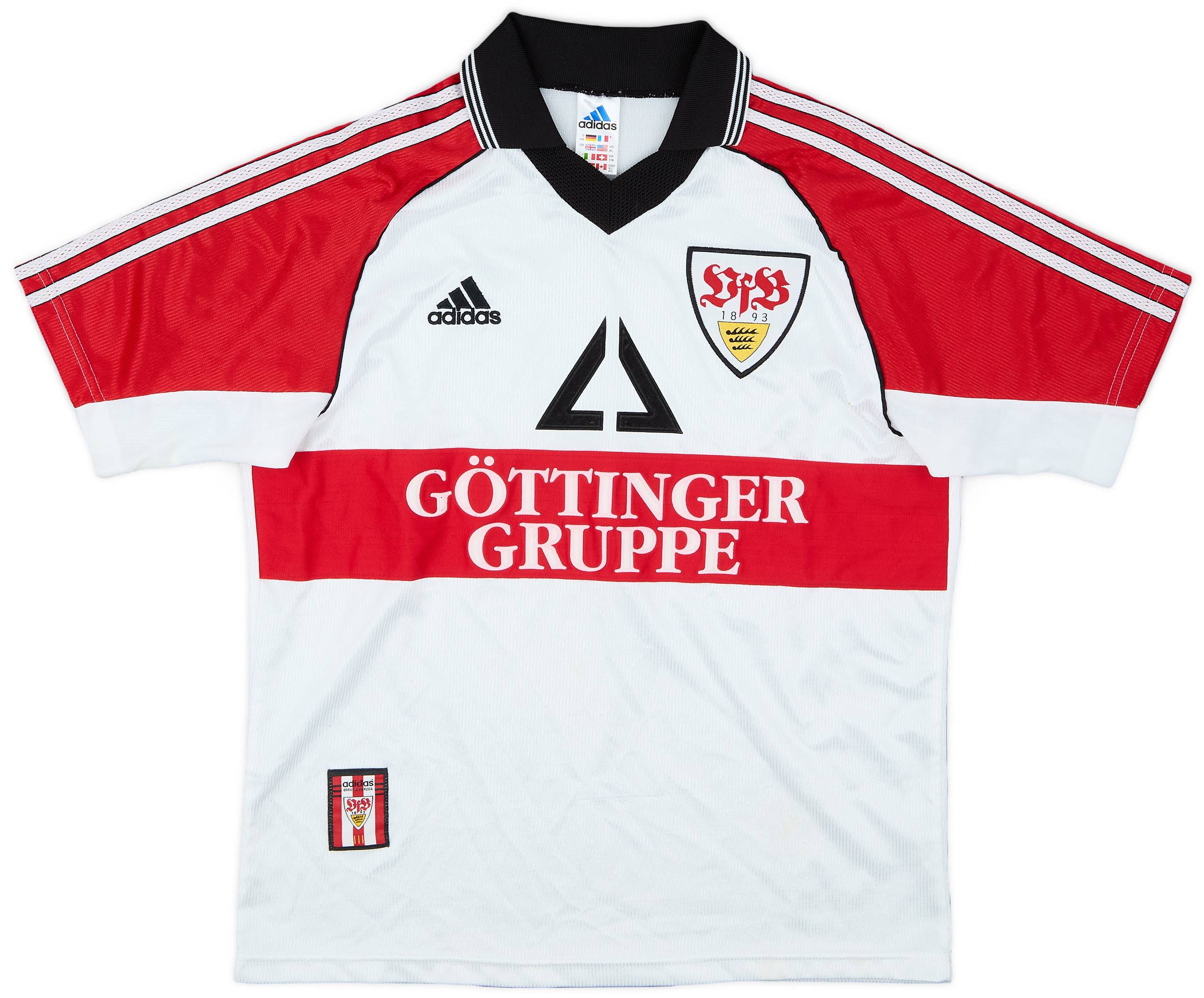 1998-99 Stuttgart Home Shirt - 7/10 - (XL.Boys)