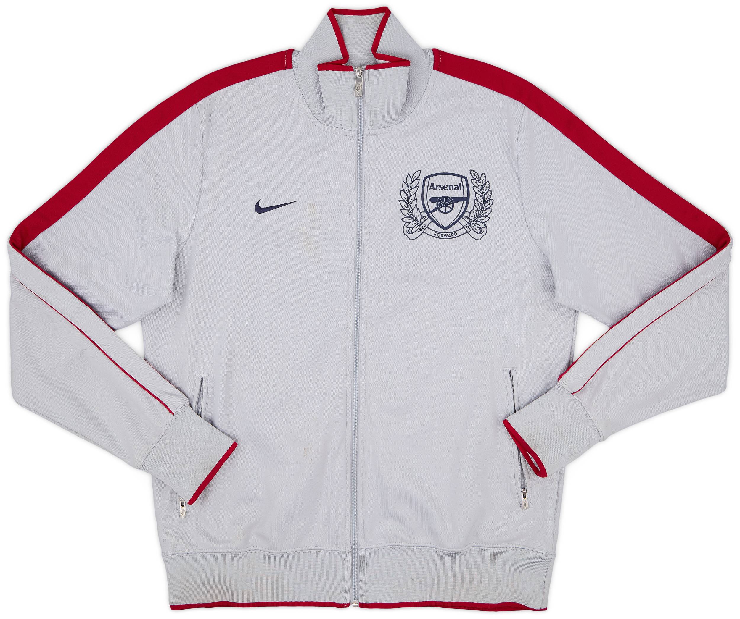 2011-12 Arsenal Nike N98 Track Jacket - 7/10 - (L)