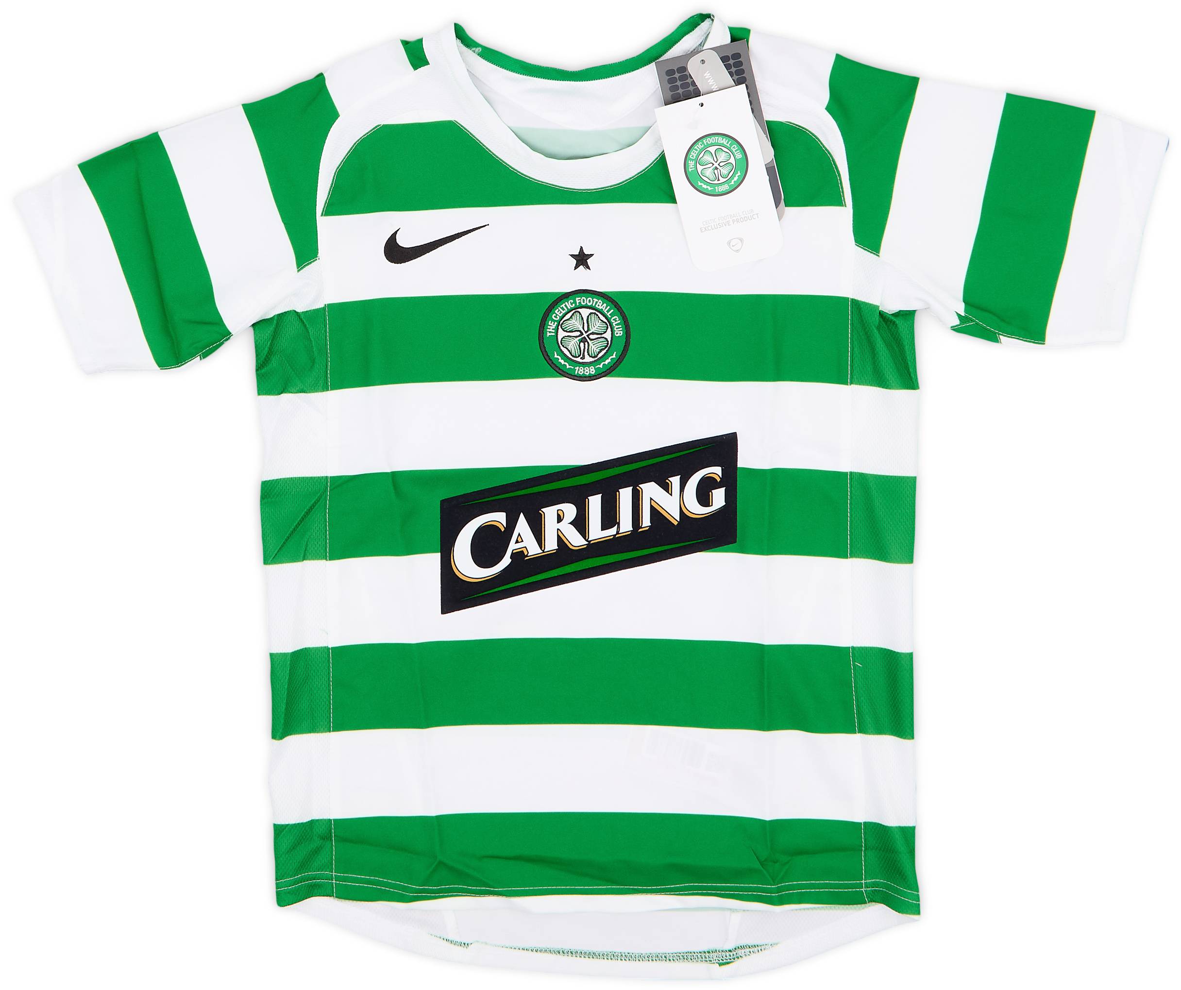 Football Shirt Celtic Strips Through The Years 2005-07 Celtic Home
