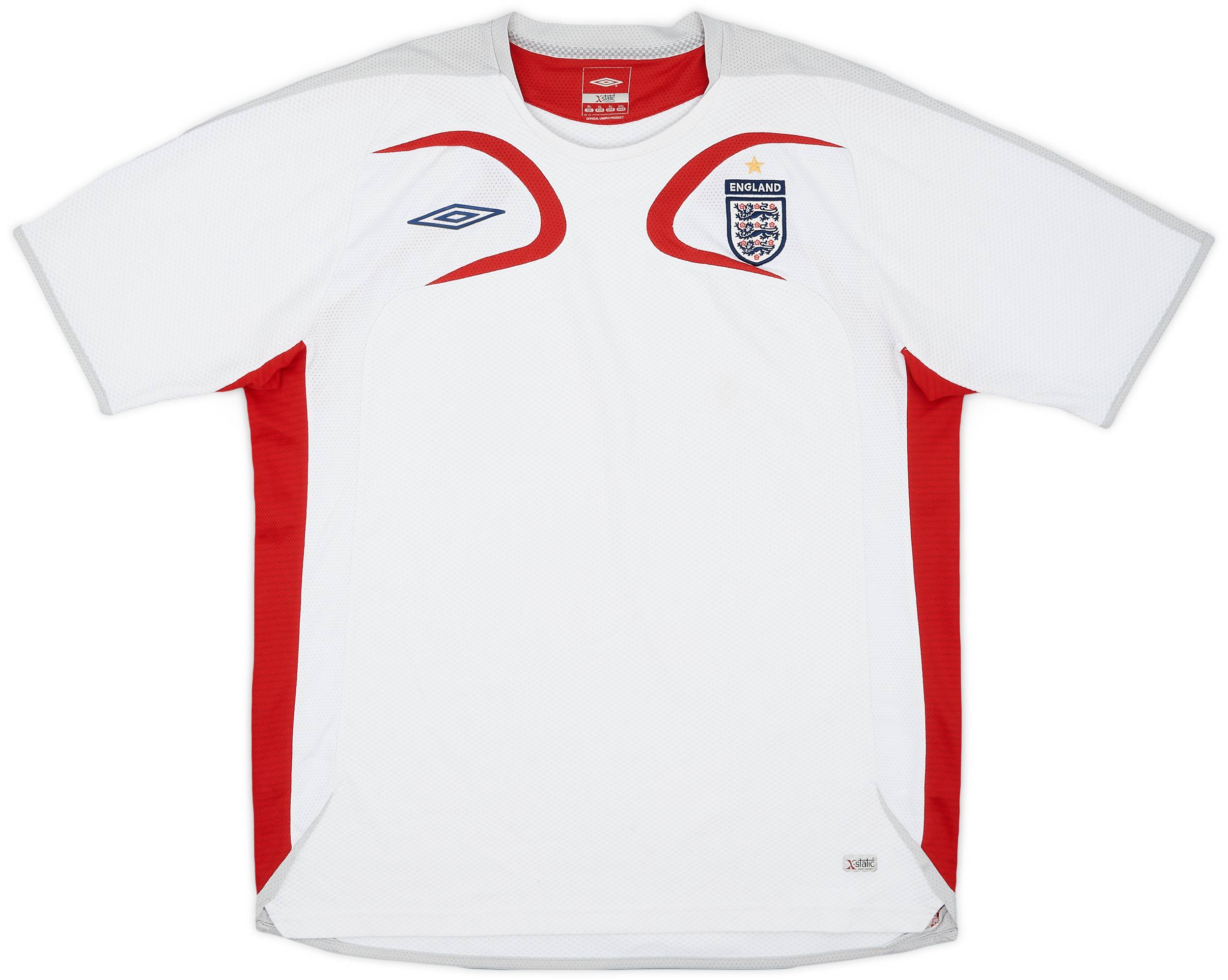 2006-07 England Umbro Training Shirt - 9/10 - (XL)