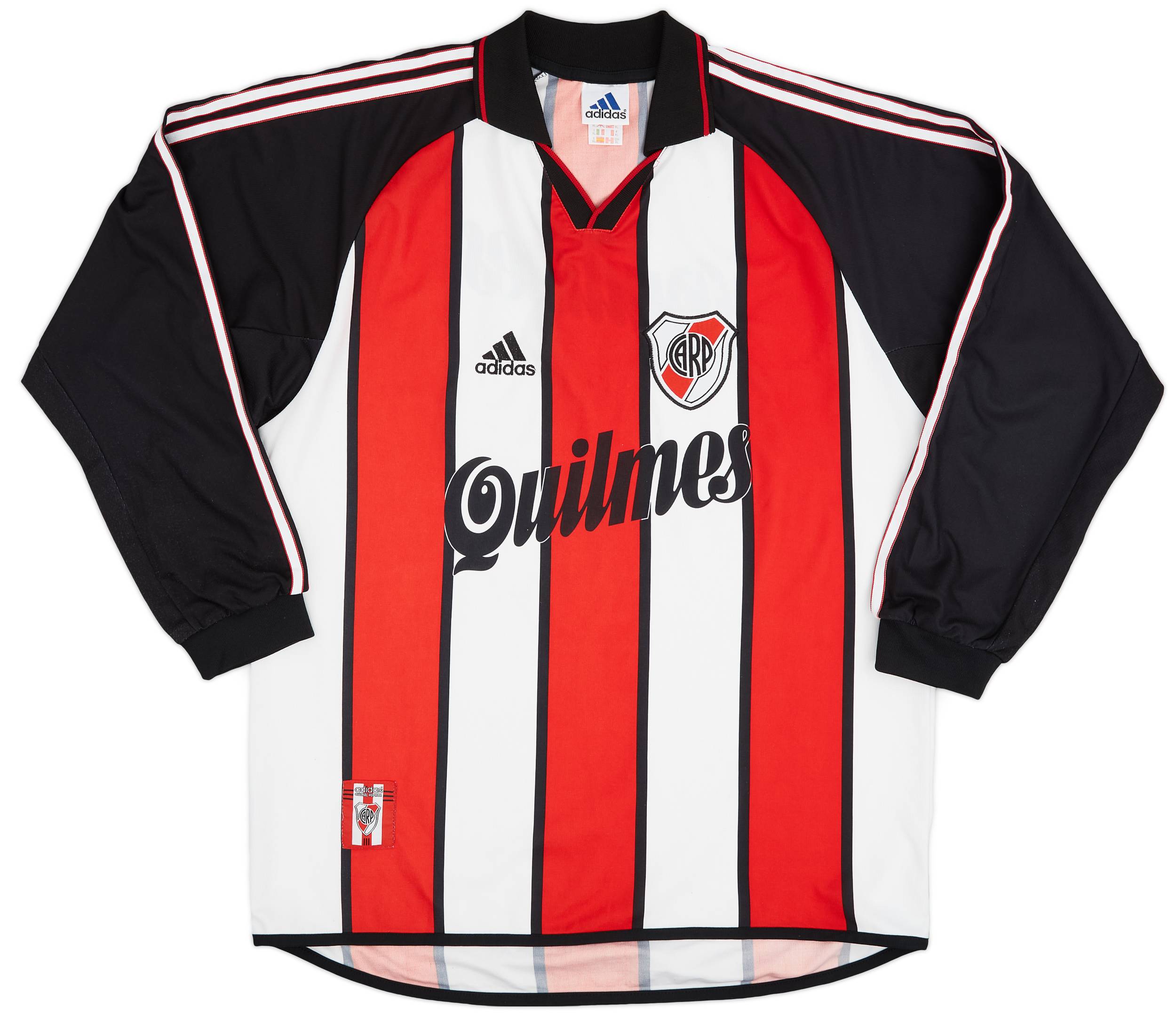 2000 02 River Plate Away L S Shirt 9 10 XL