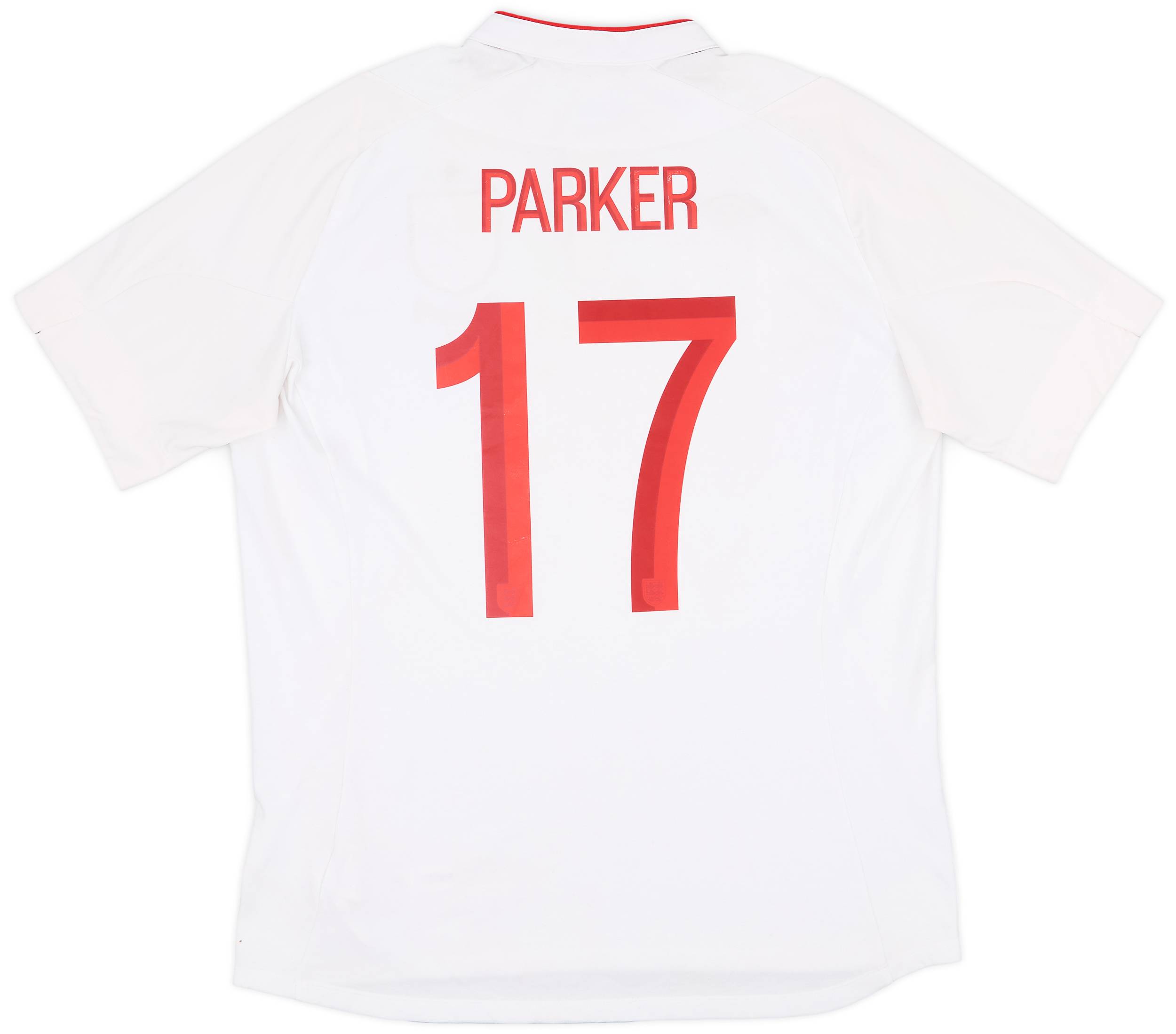 2012-13 England Home Shirt Parker #17 - 8/10 - (XXL)