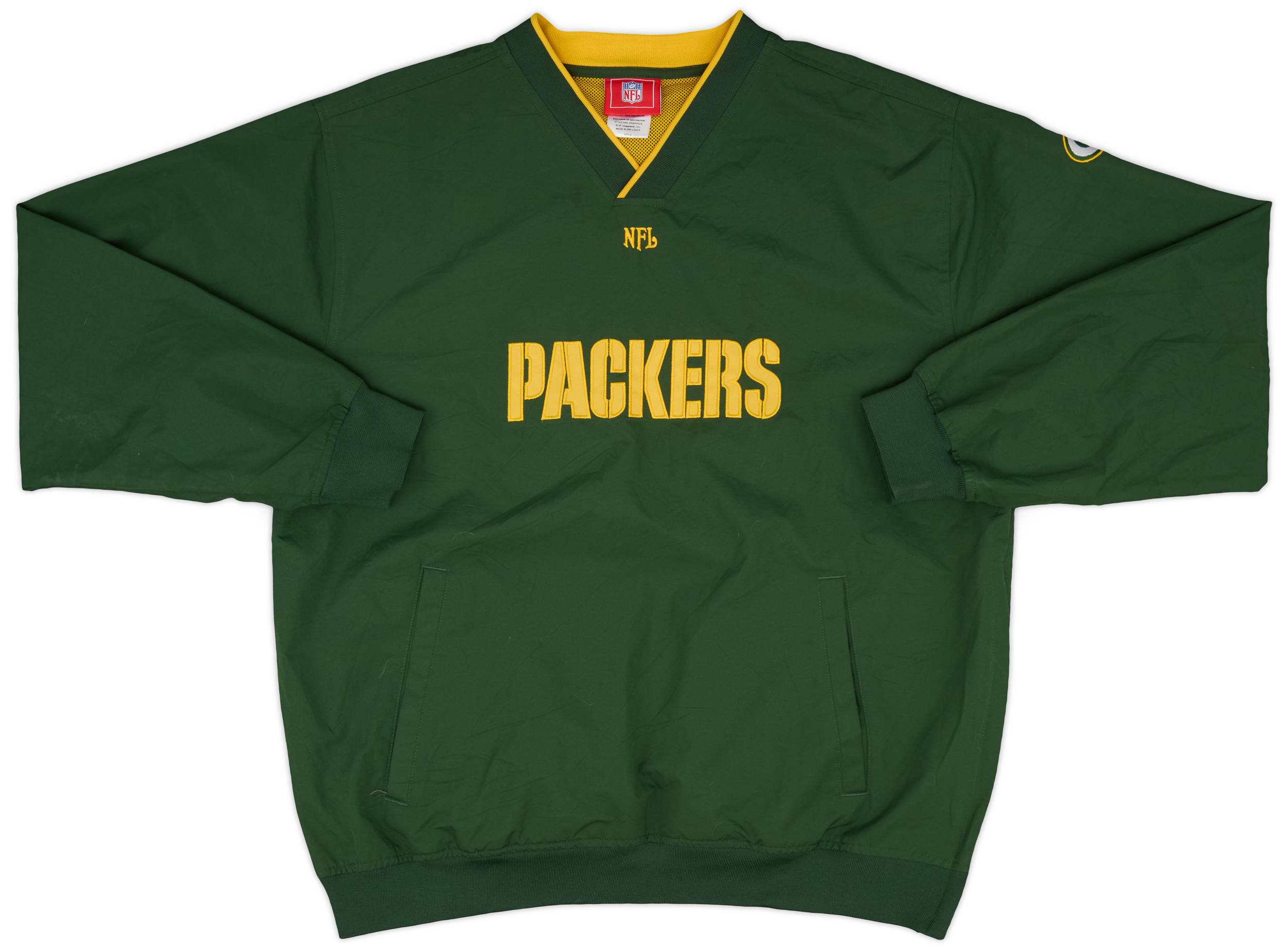 【気質アップ】 Bay Green 2007 Packers 9 - Jacket Windbreaker Pullover NFL その他