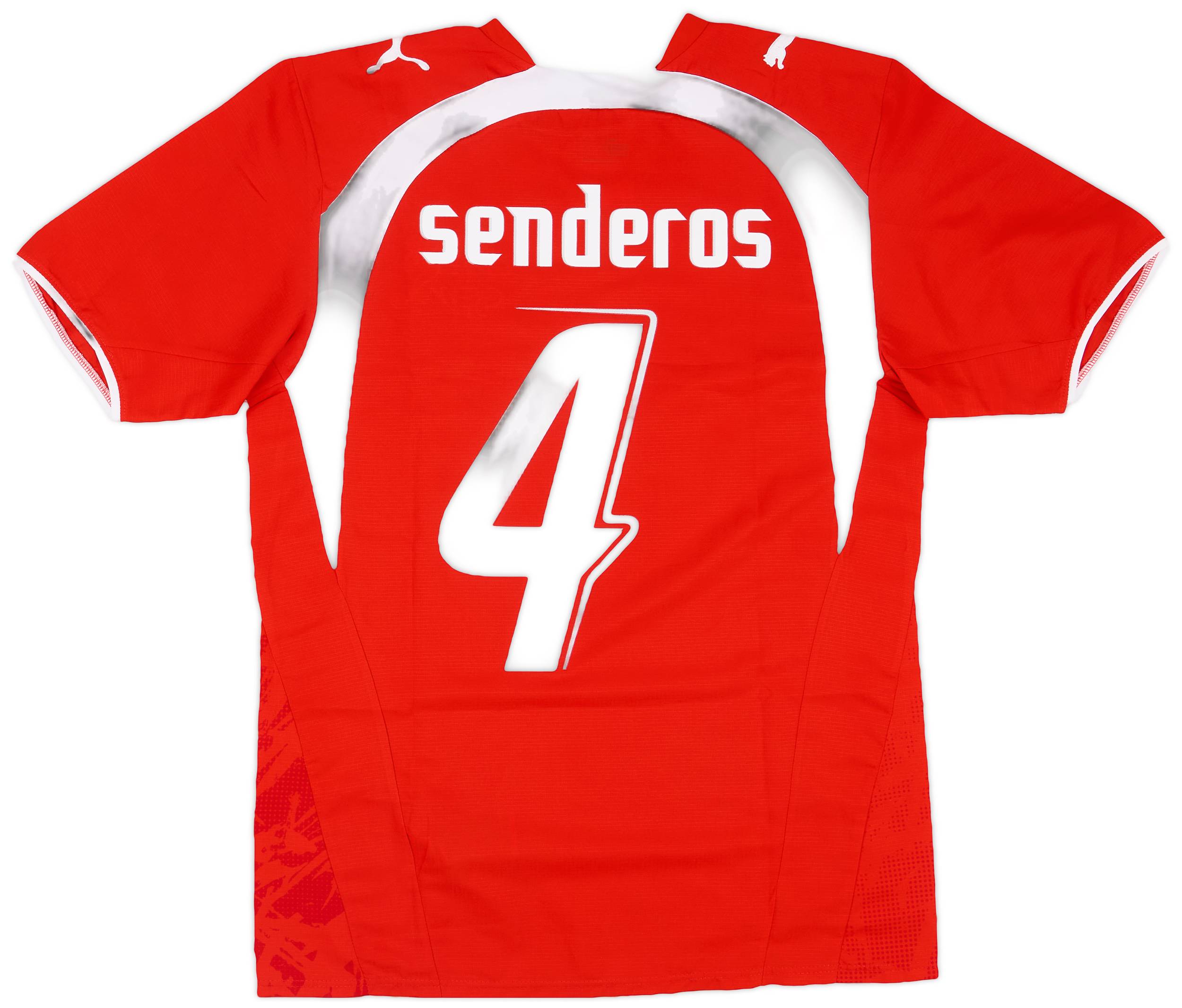 2006-08 Switzerland Home Shirt Senderos #4 - 9/10 - (S)