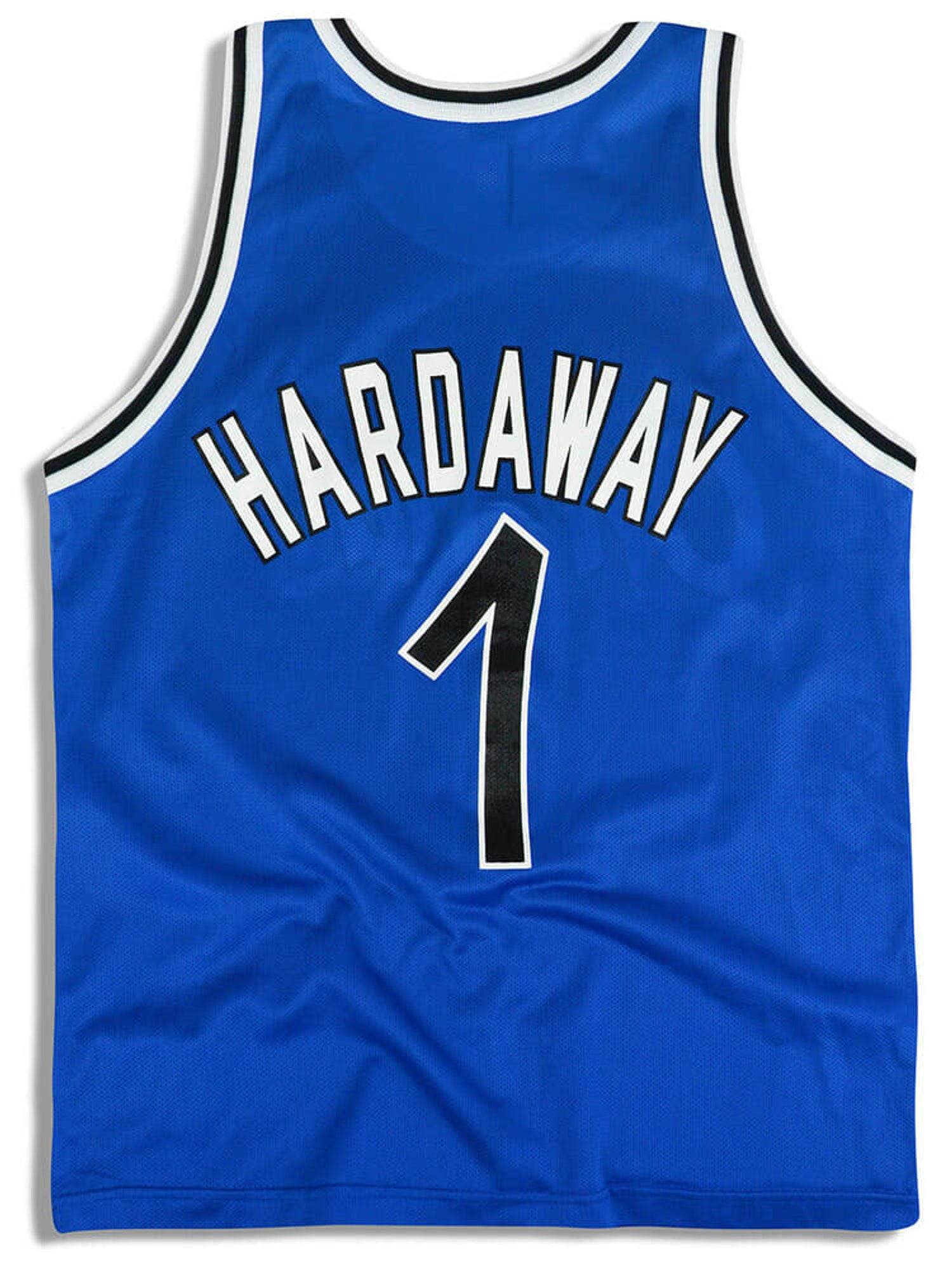 1995-98 Orlando Magic Hardaway #1 Champion Jersey (Away) XL