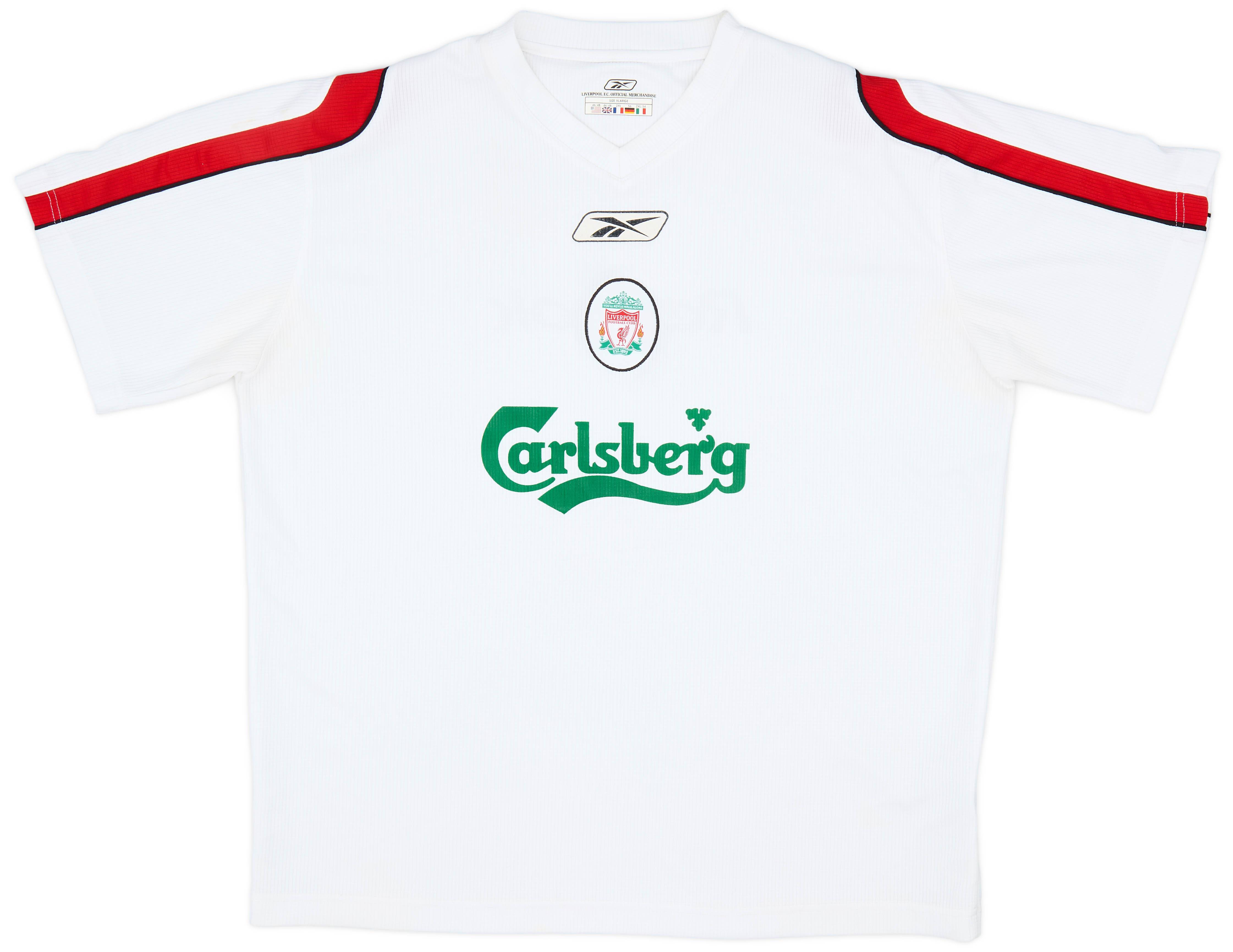 2003-04 LIverpool Reebok Training Shirt - 9/10 - (XL)