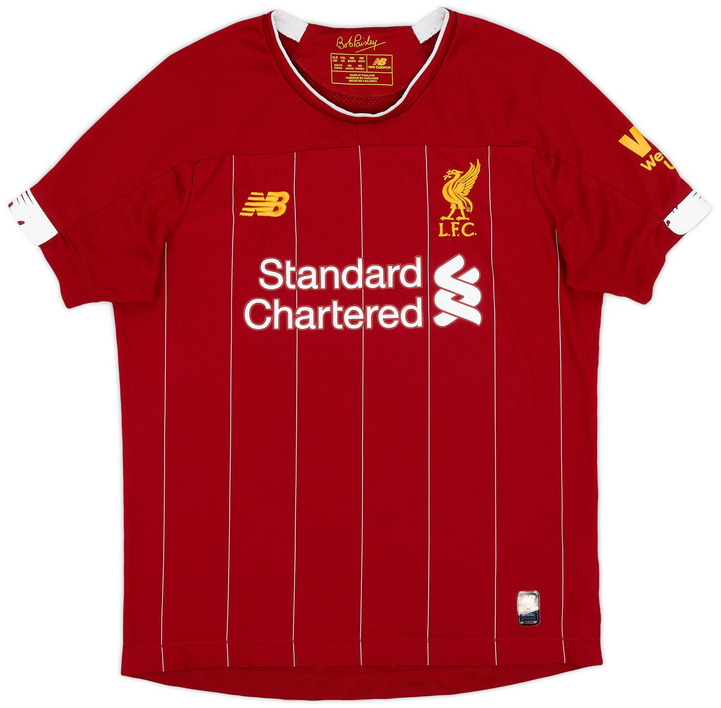 2019-20 Liverpool Home Shirt - 7/10 - (XL.Boys)