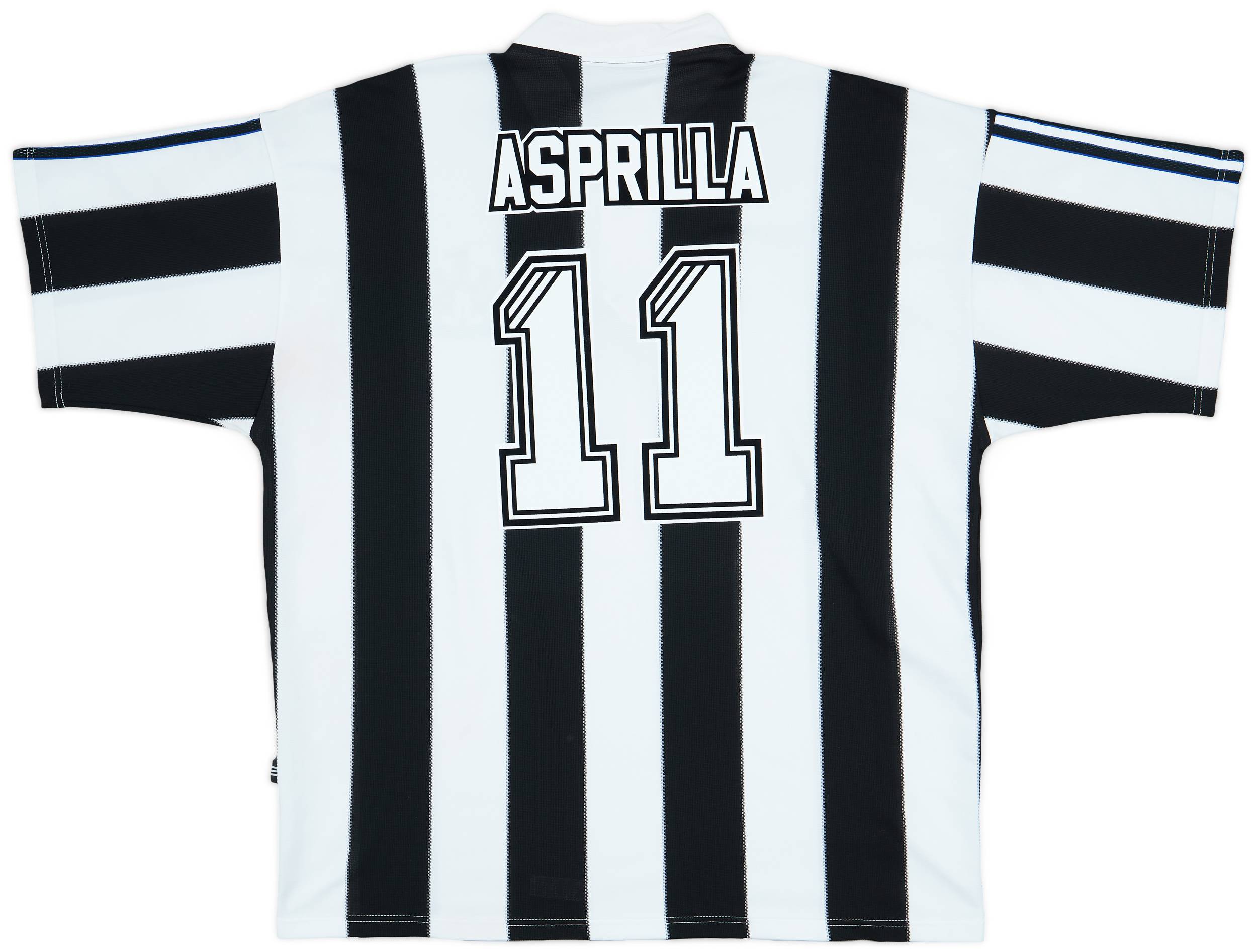 1995-97 Newcastle Home Shirt Asprilla #11 - 7/10 - (XXL)