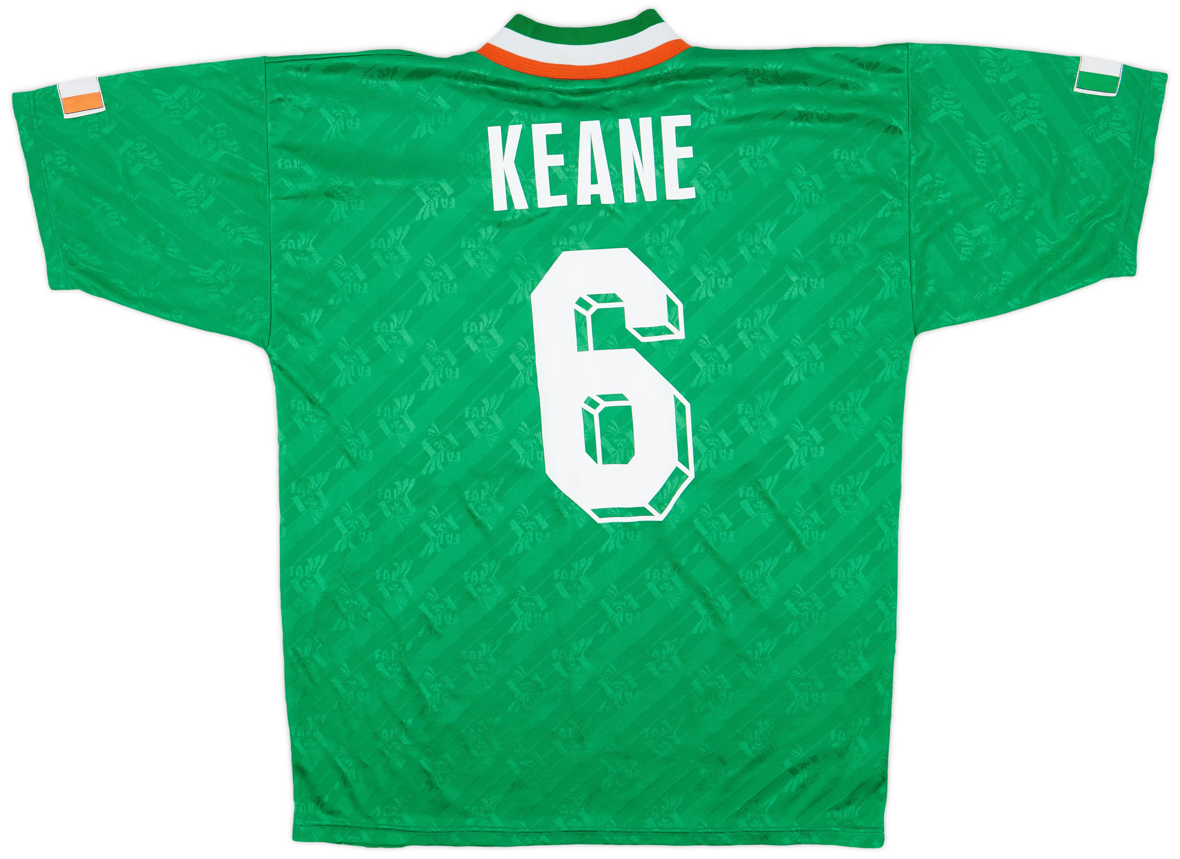 1994 Ireland Home Shirt Keane #6 - 8/10 - (M/L)