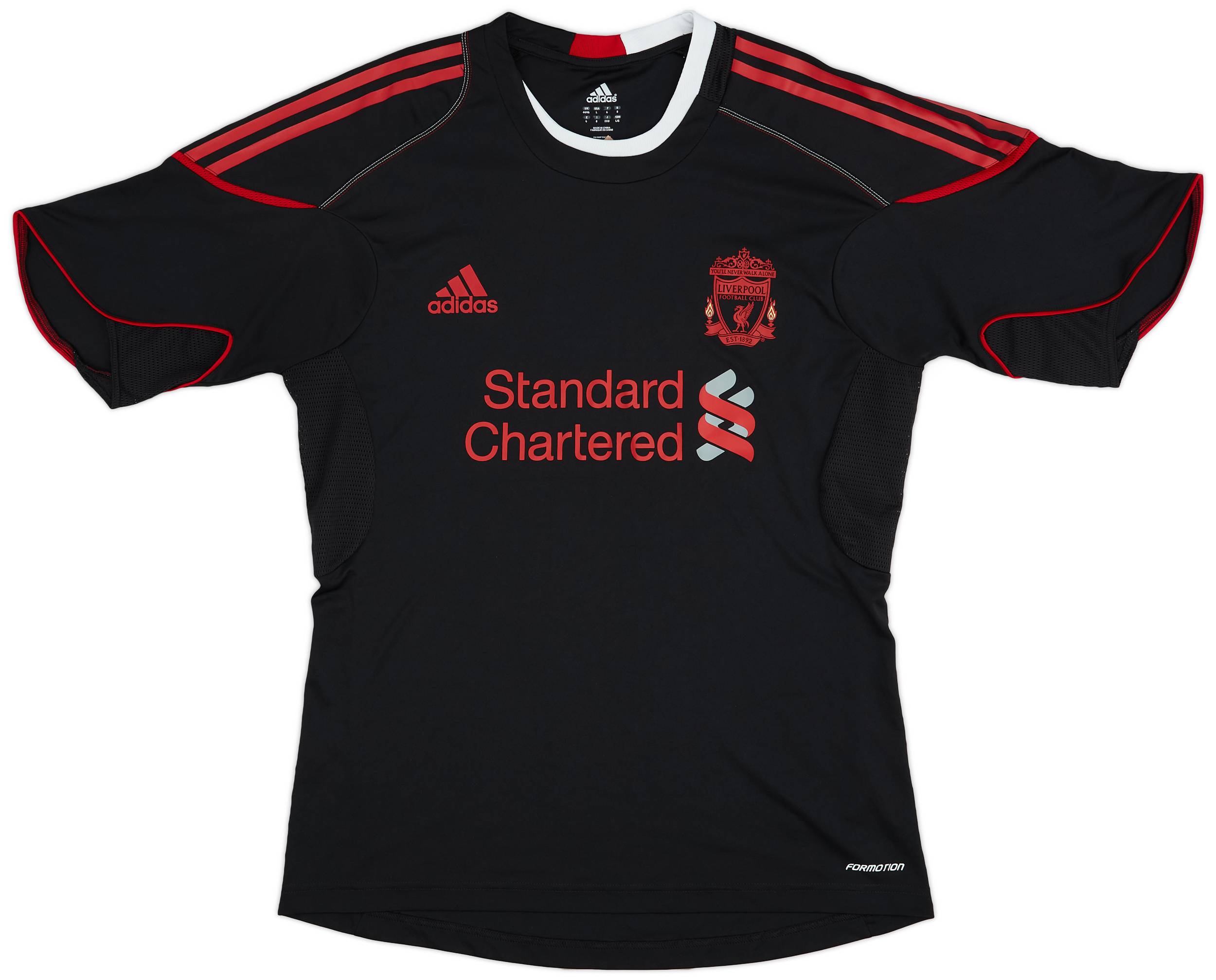 2010-11 Liverpool adidas Formotion Training Shirt - 9/10