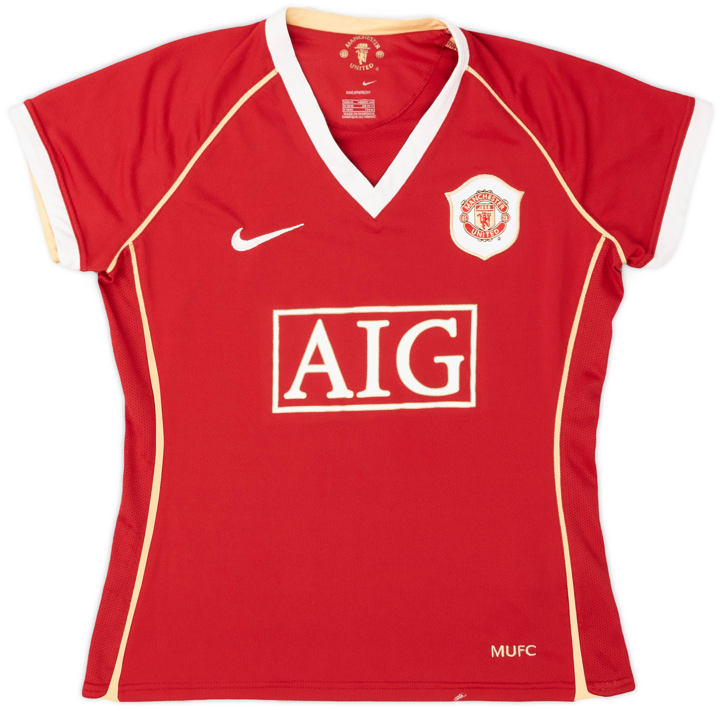 2006-07 Manchester United Home Shirt - 8/10 - (Women's M)