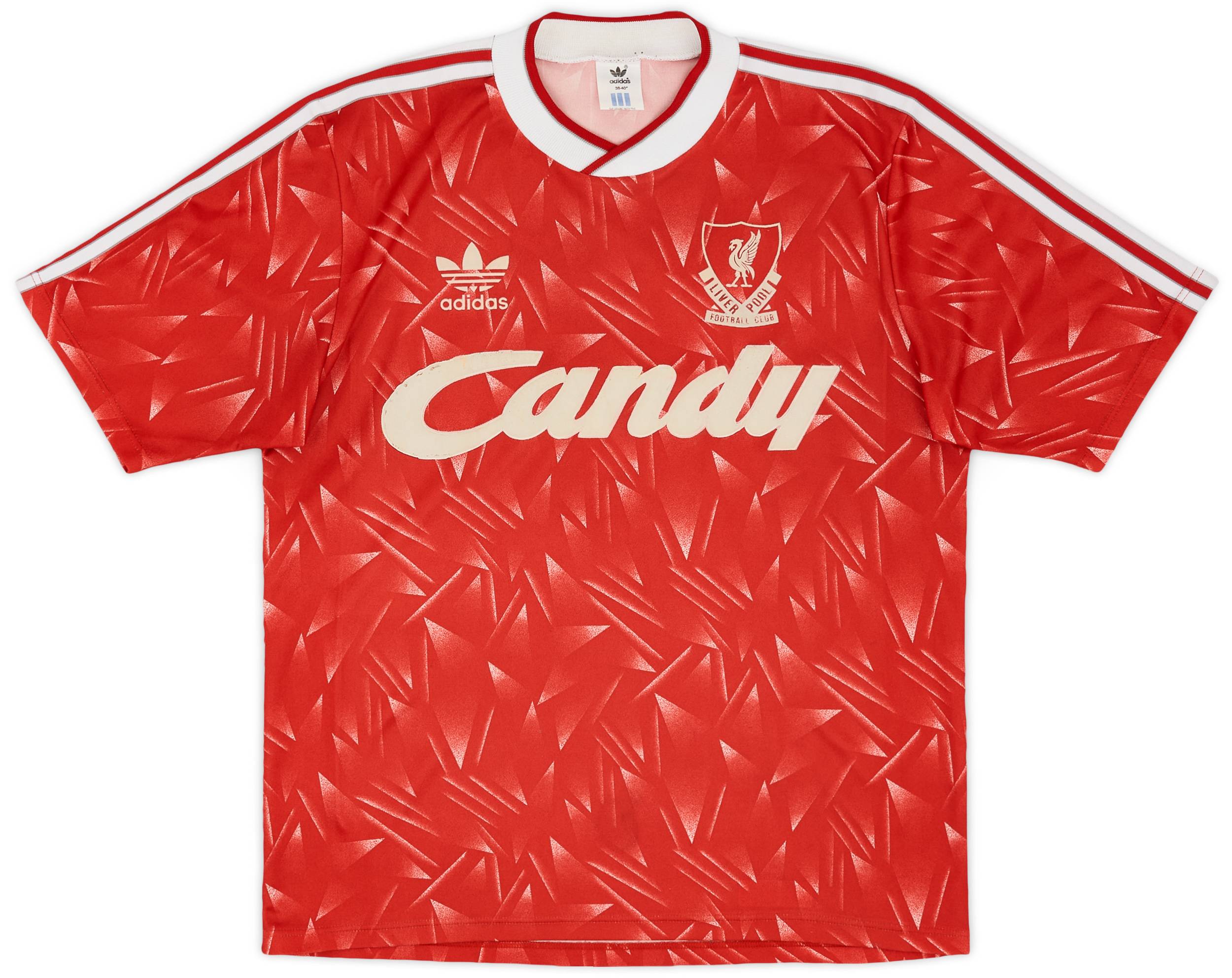 1989-91 Liverpool Home Shirt - 6/10 - (M)