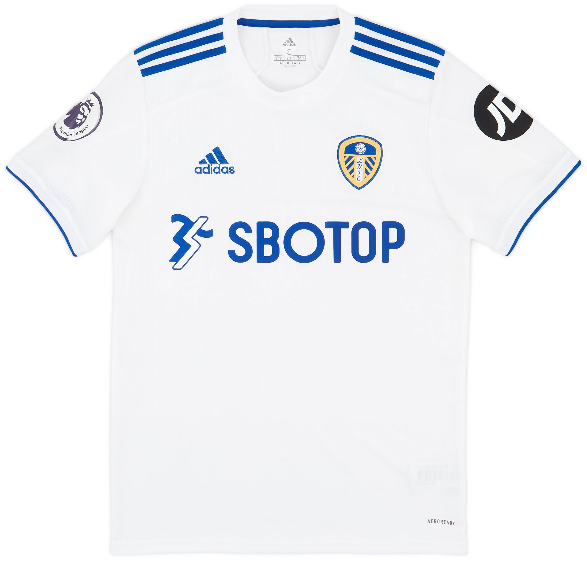 2020-21 Leeds United Home Shirt - 9/10 - (S)