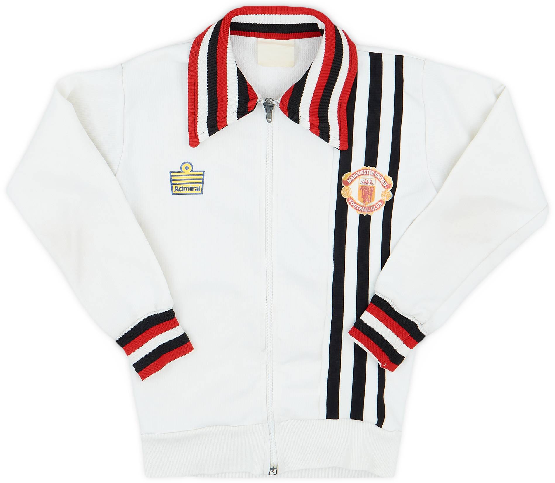 1975-80 Manchester United Admiral Track Jacket - 7/10 - (S.Boys)