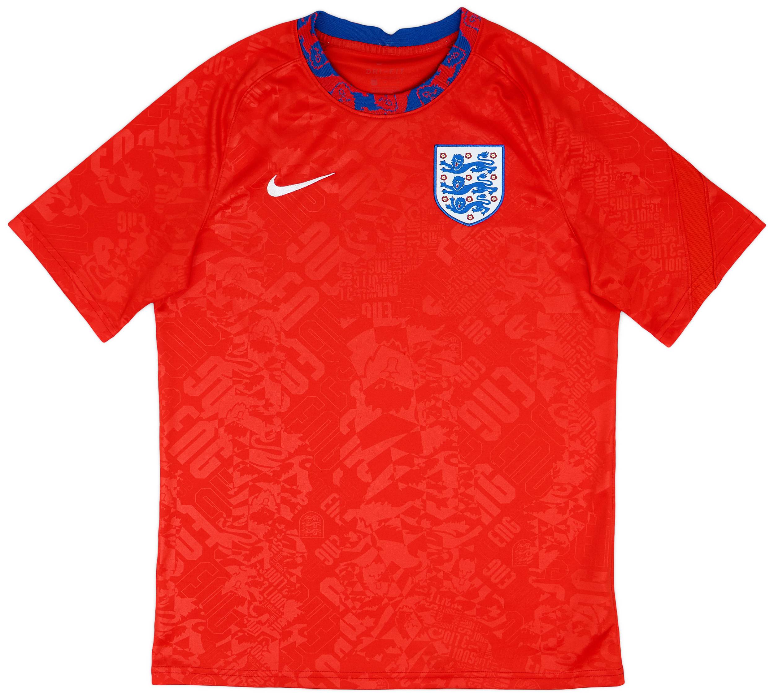 2020-21 England Nike Training Shirt - 8/10 - (M)