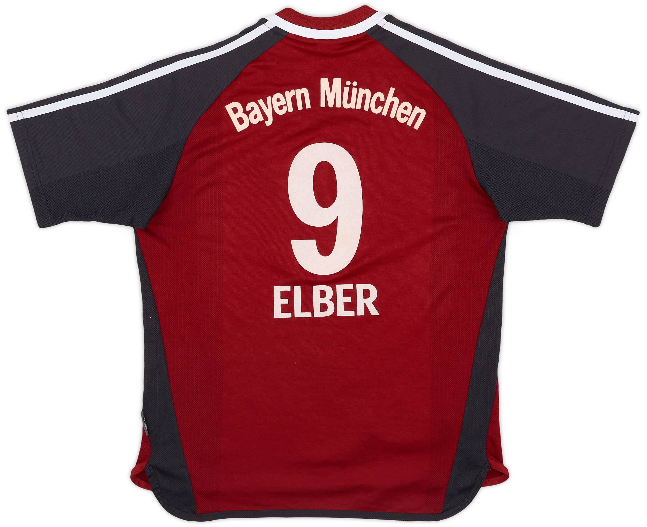 2001-02 Bayern Munich Home Shirt Elber #9 - 6/10 - (Y)