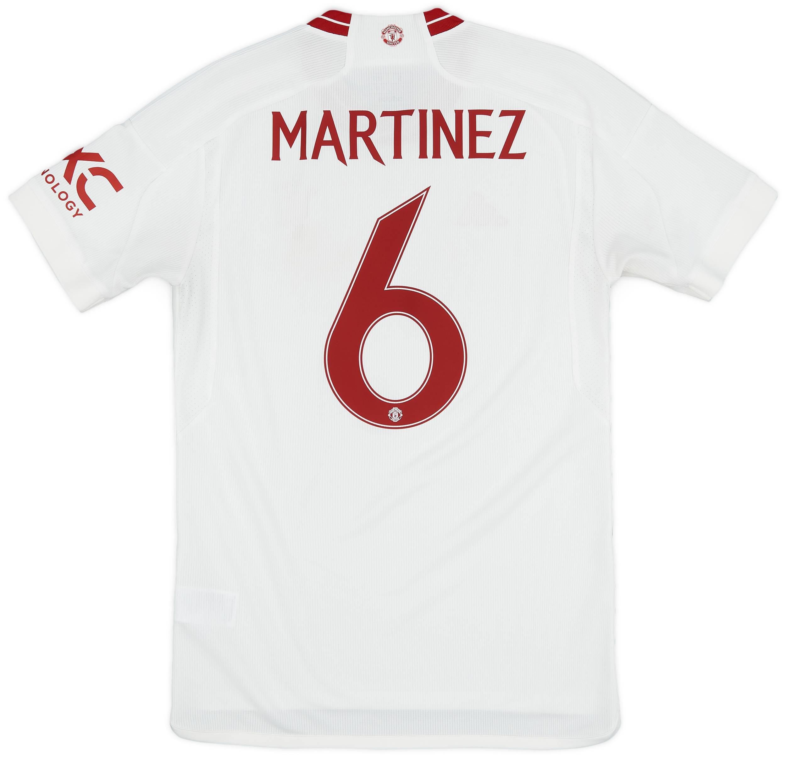 2023-24 Manchester United Third Shirt Martinez #6 - 9/10 - (S)