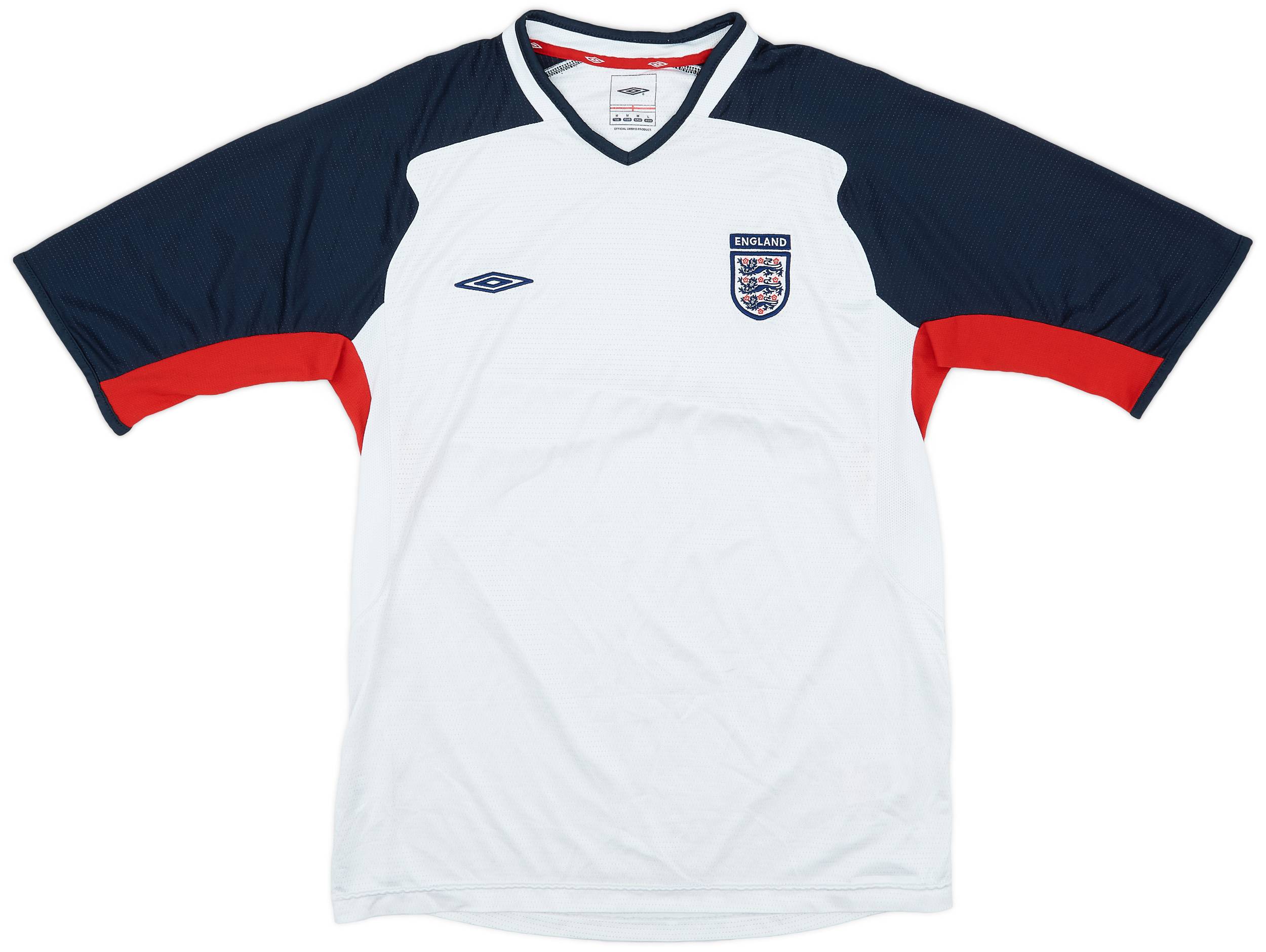 2003-04 England Umbro Training Shirt - 7/10 - (M)