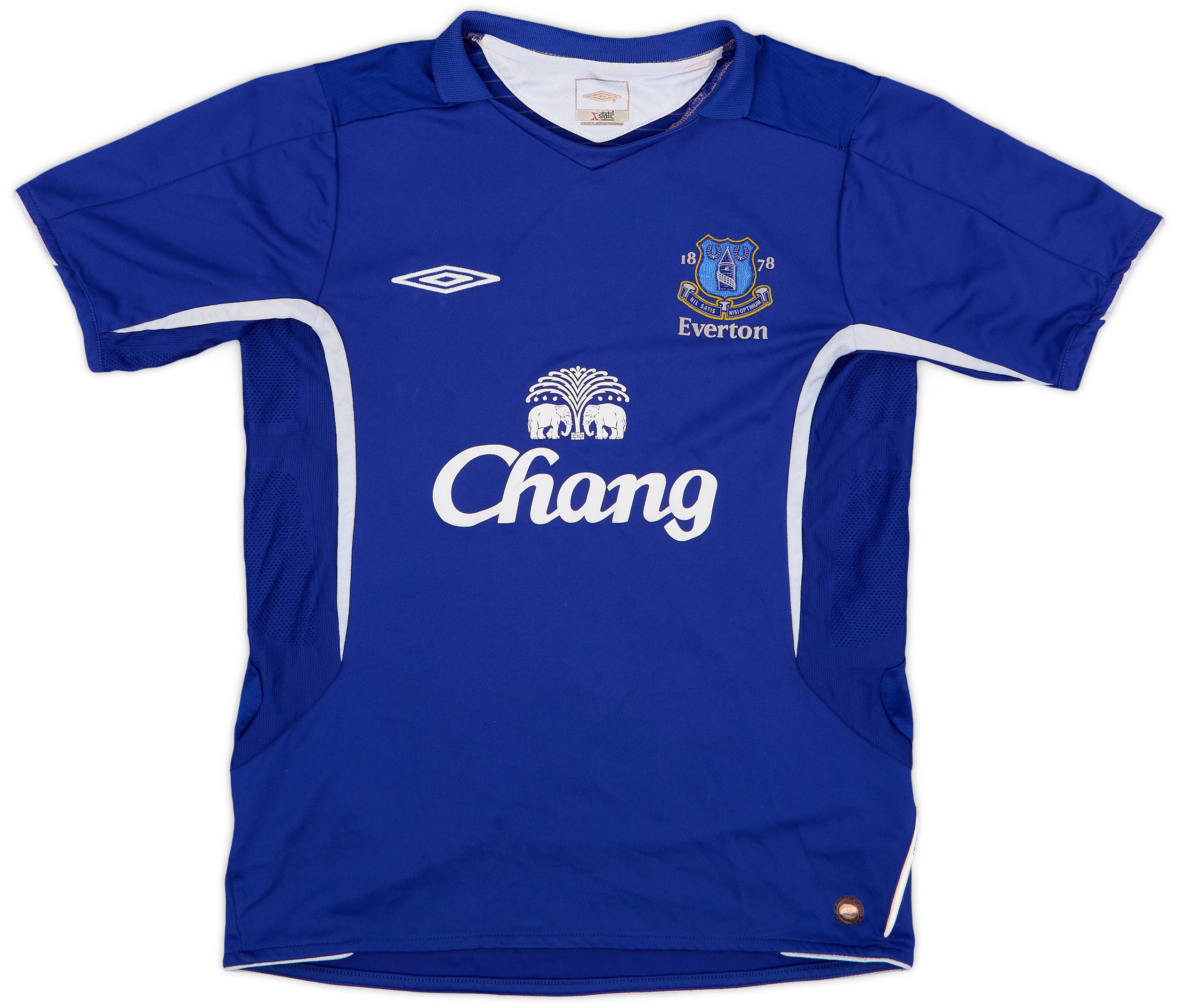 2005-06 Everton Home Shirt - 6/10 - (S)