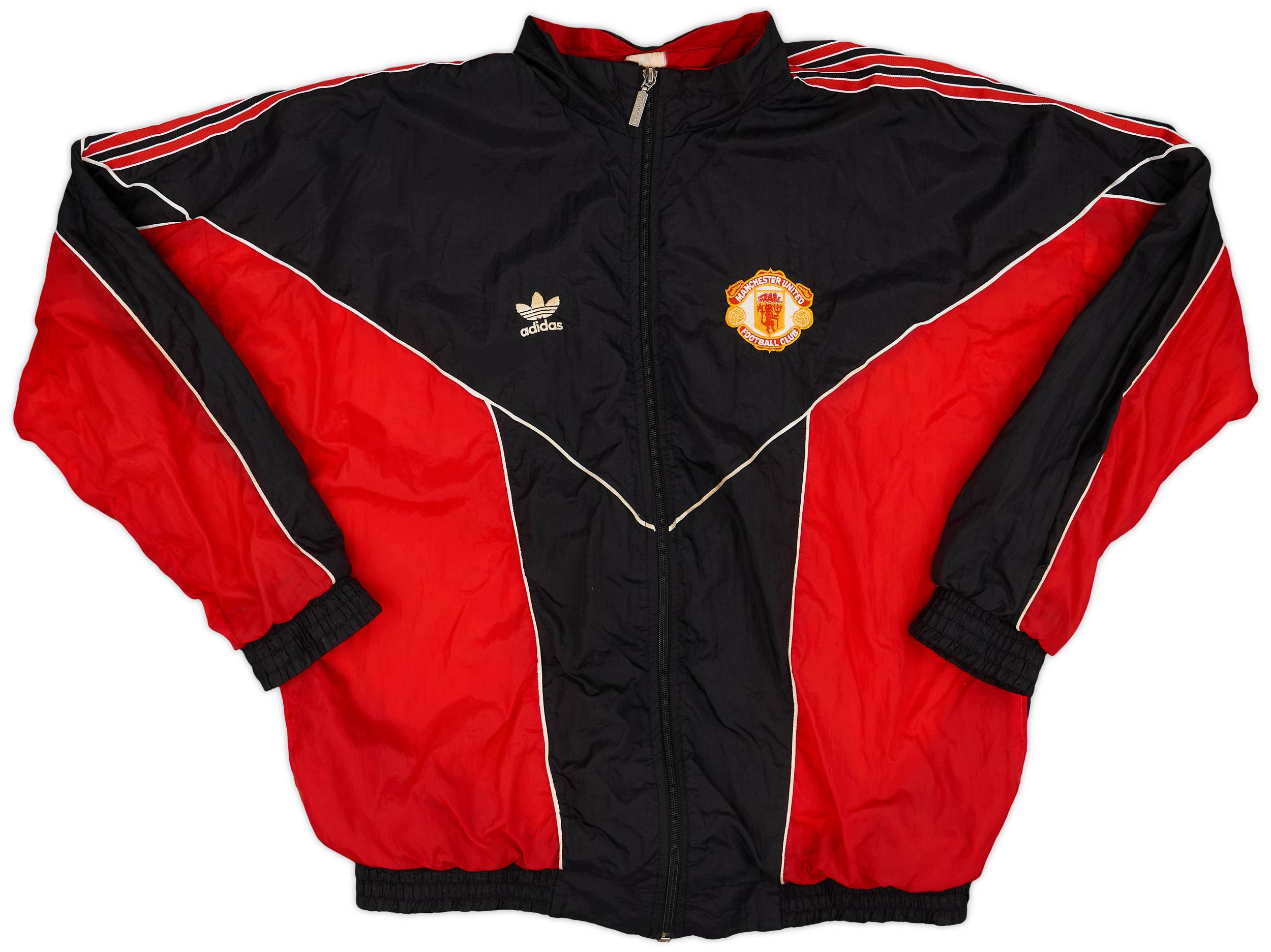 1988-90 Manchester United adidas Track Jacket - 7/10 - (L)