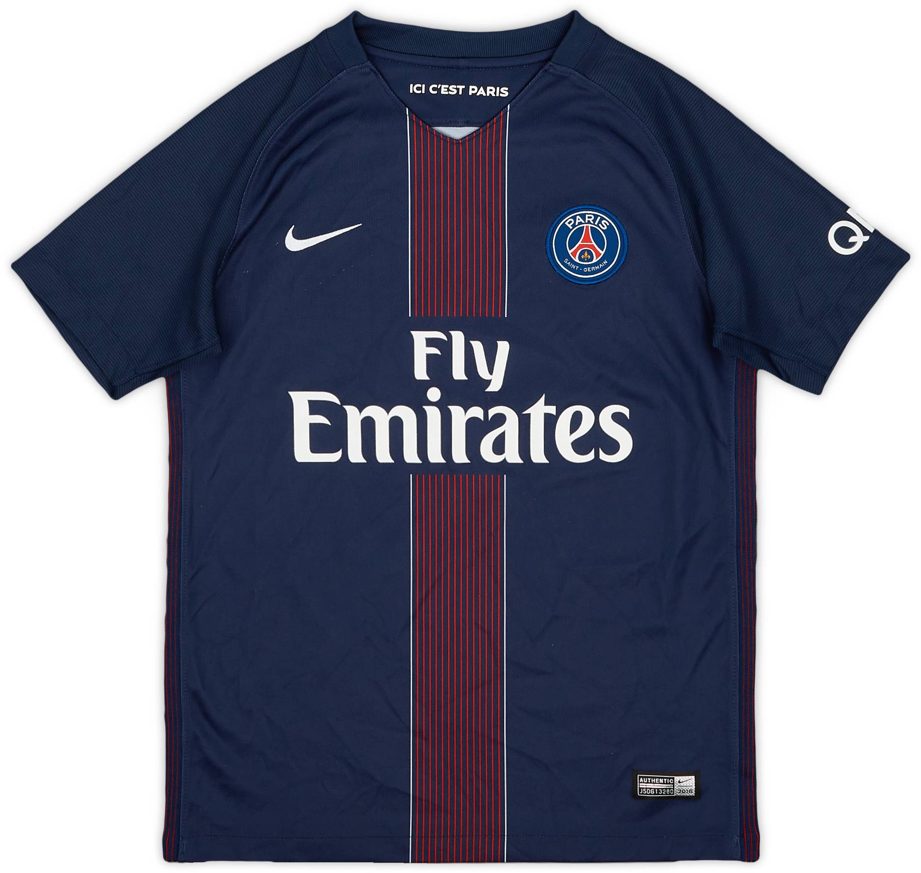 2016-17 Paris Saint-Germain Home Shirt - 8/10 - (M.Boys)