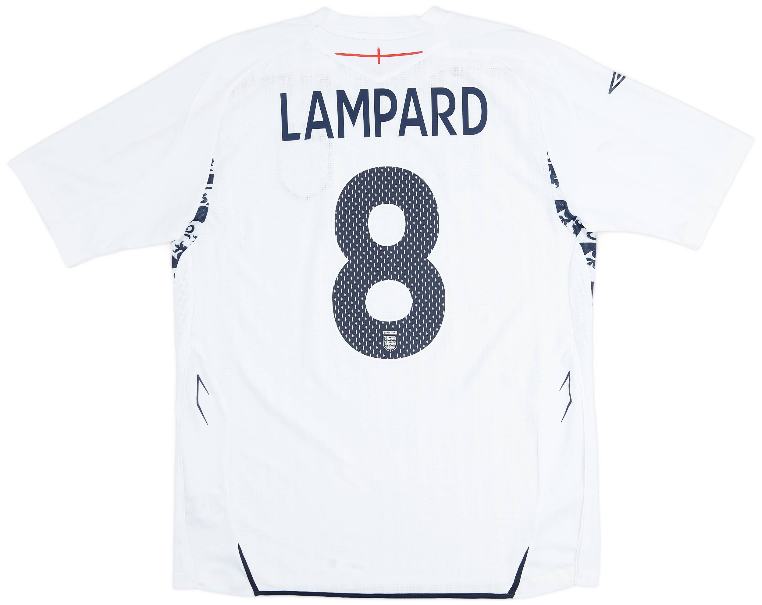 2007-09 England Home Shirt Lampard #8 - 7/10 - (L)