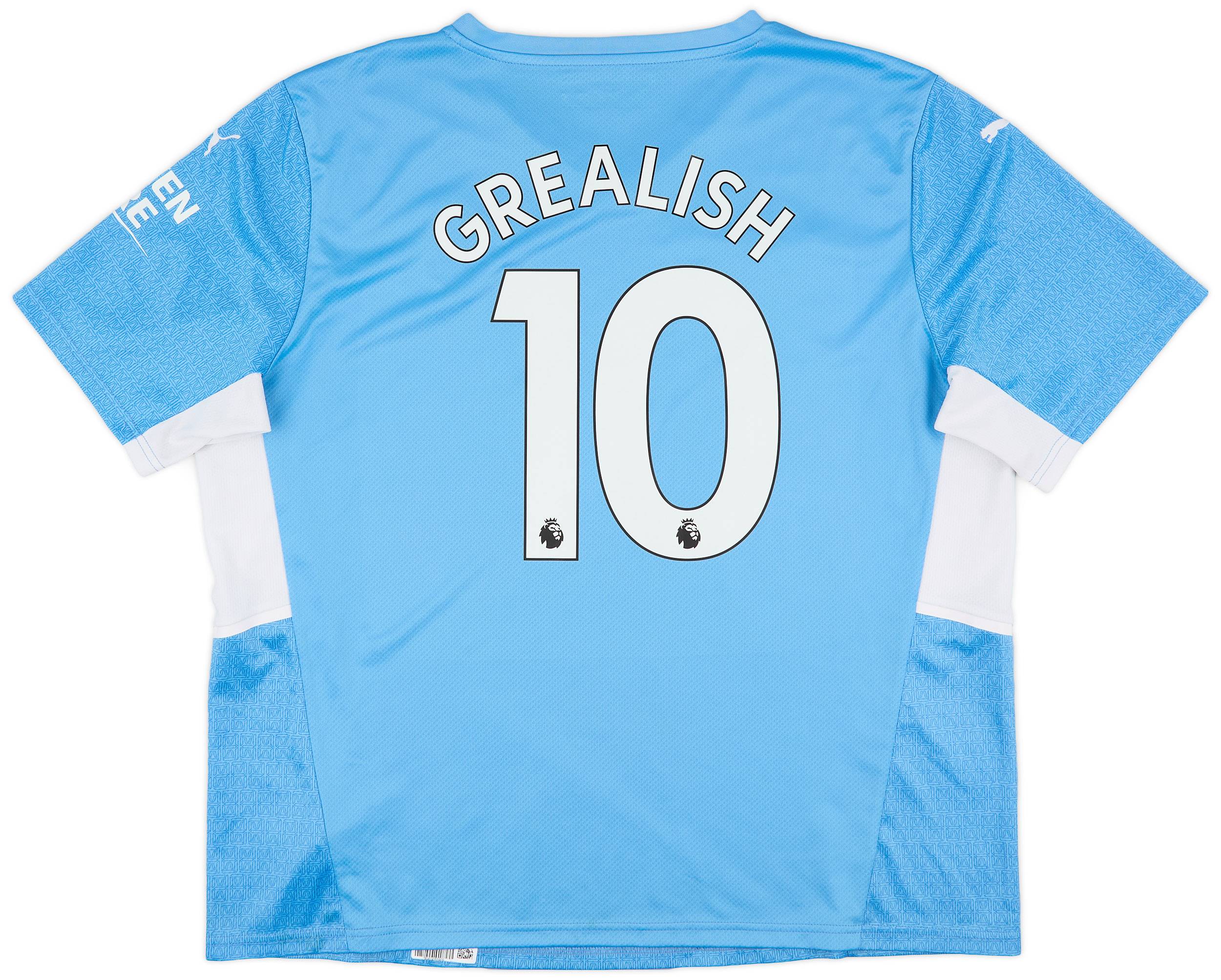 2021-22 Manchester City Home Shirt Grealish #10 - 6/10 - (XXL)