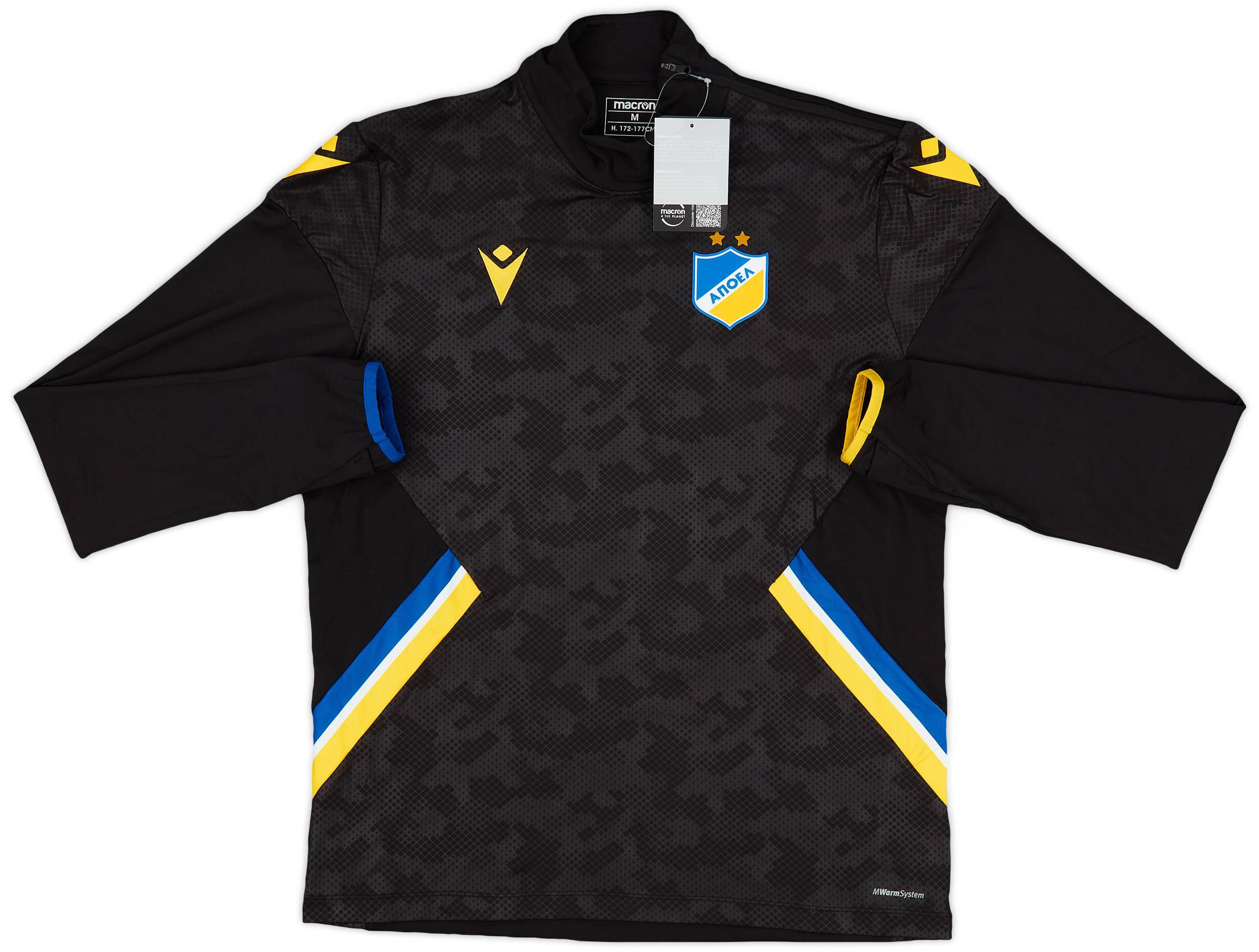 2022-23 Apoel Nicosia Macron 1/4 Zip Training Top (M)