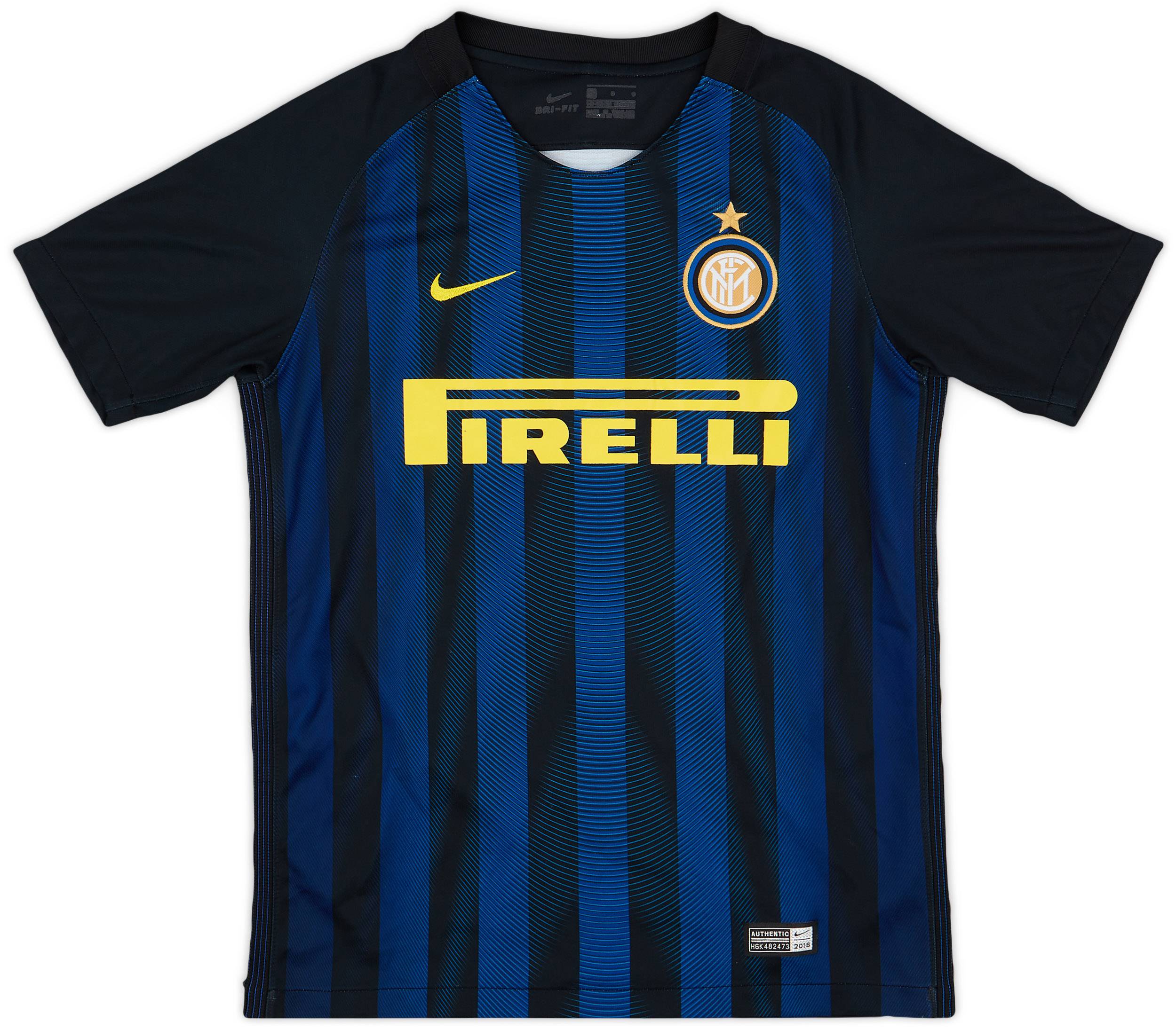 2016-17 Inter Milan Home Shirt - 8/10 - (L.Boys)