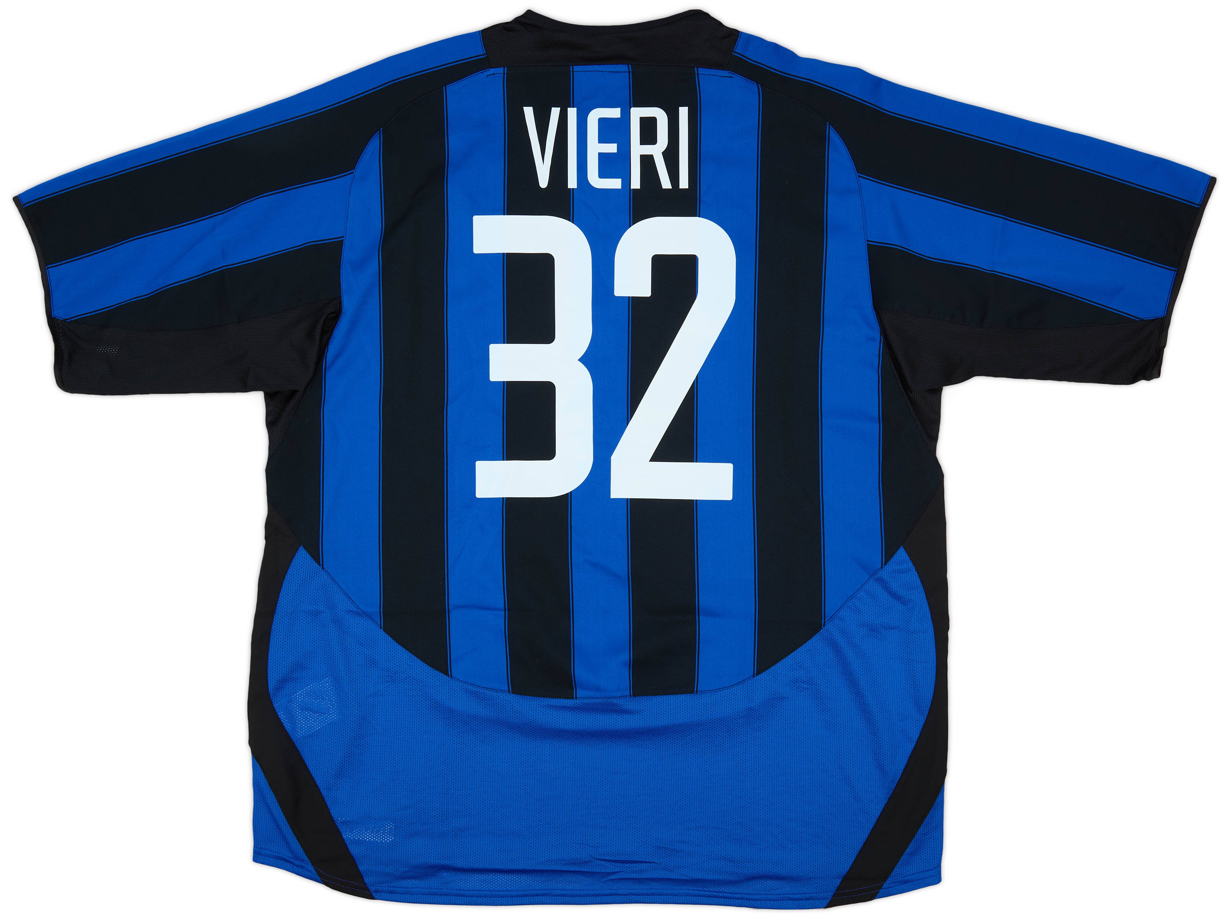 □ INTER 1908 / VIERI 32番 シャツ 2003-04 Inter Milan Home Shirt Vieri #32 (XXL)