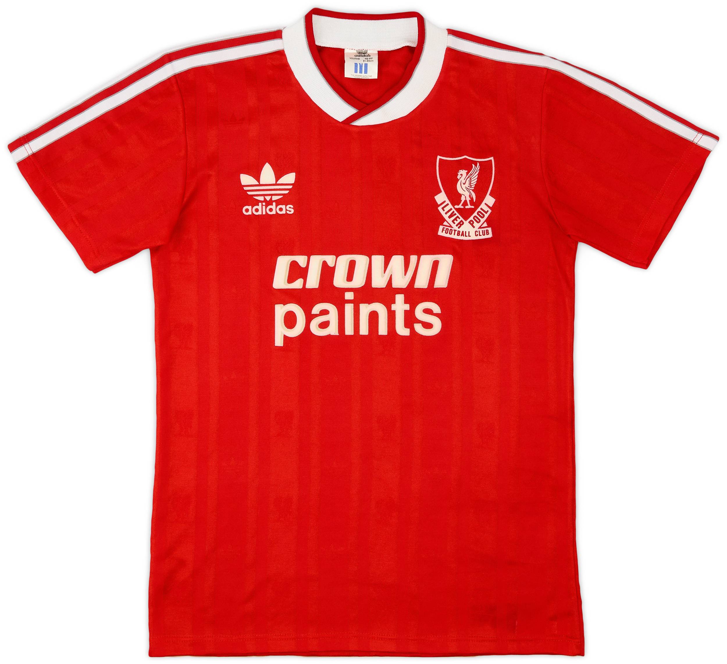 1987-88 Liverpool Home Shirt - 8/10 - (Y)