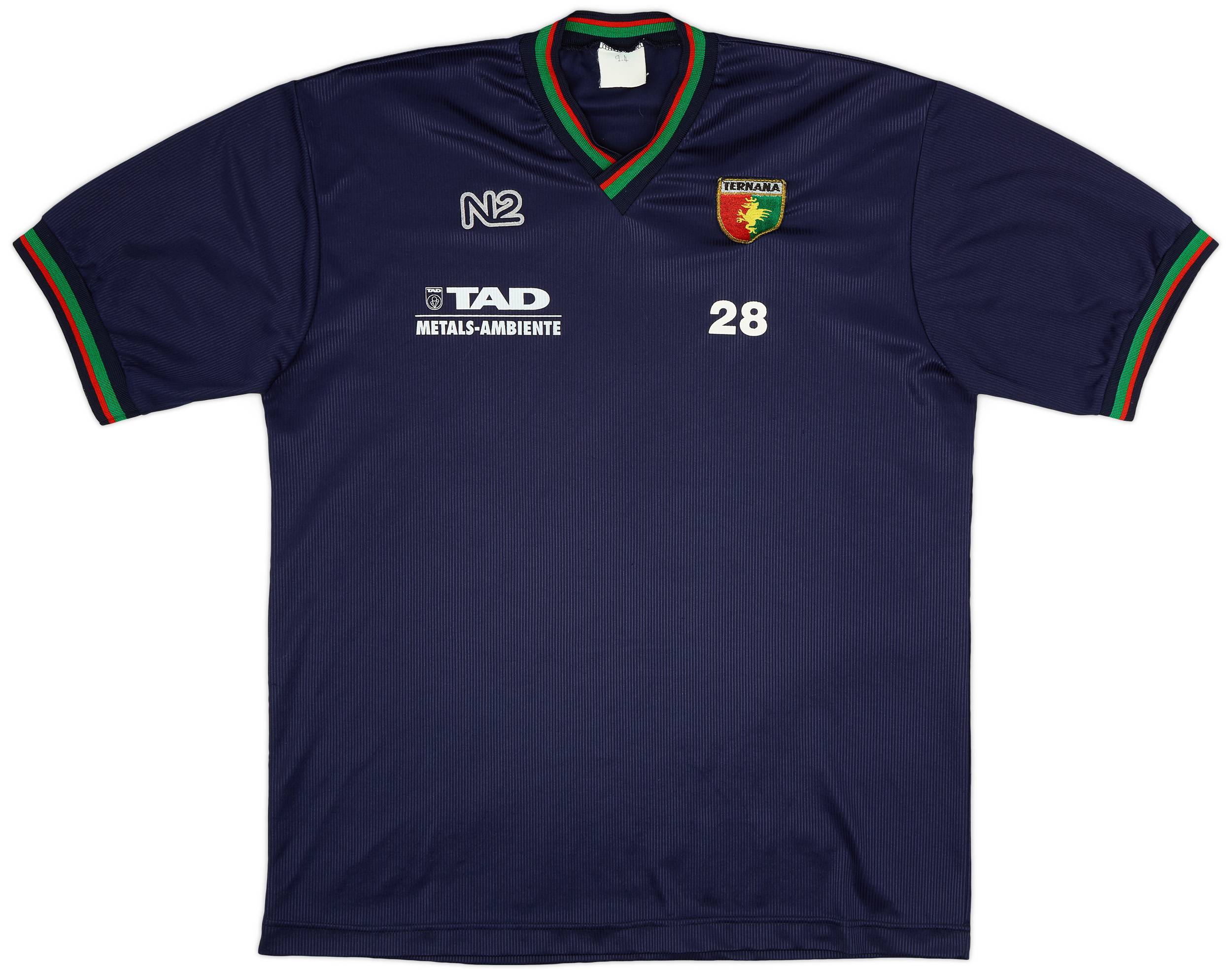 1998-99 Ternana EnneDue Player Issue Training Shirt #28 - 8/10 - (XL)