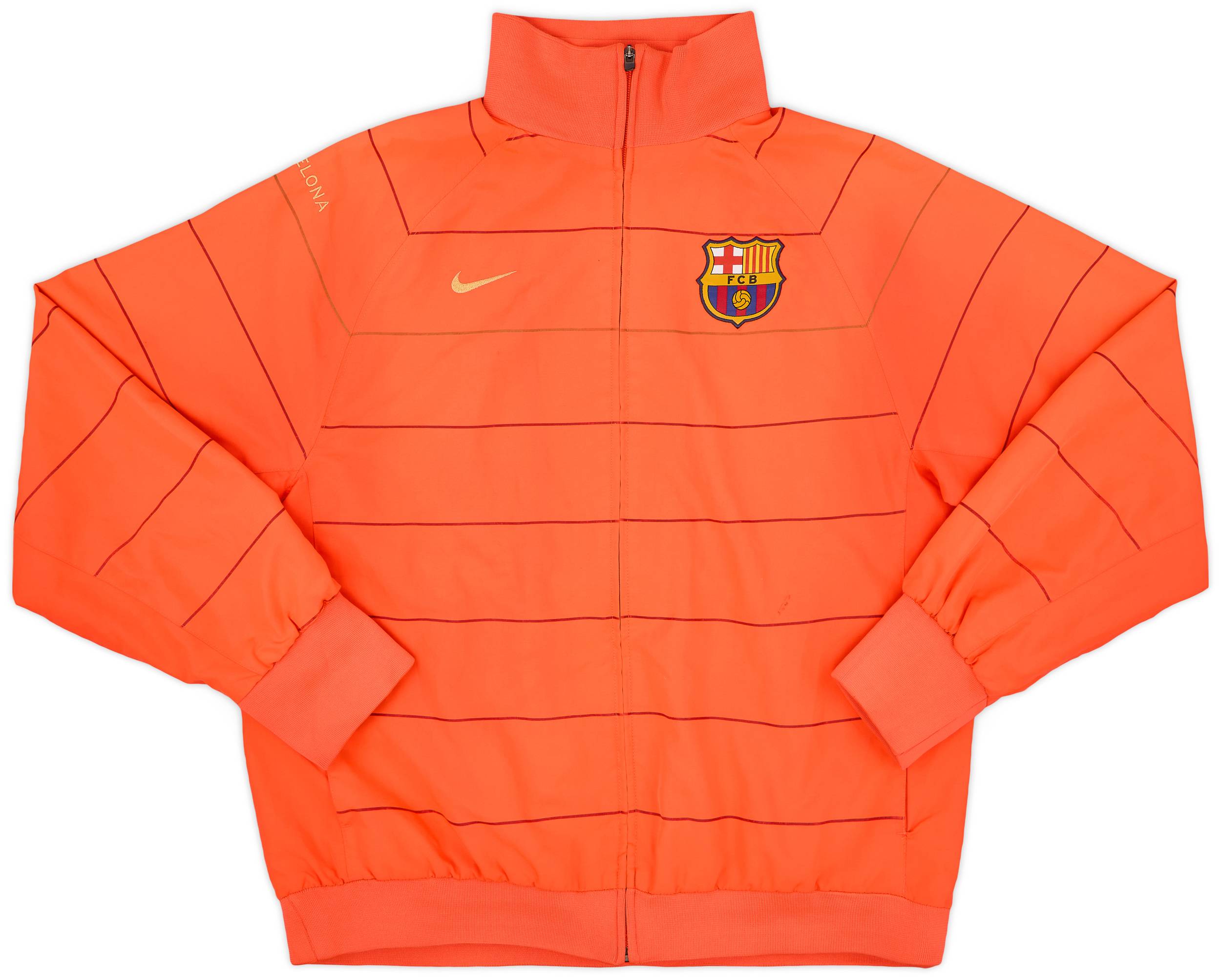 FC BARCELONA FOOTBALL JACKET ORIGINAL NIKE SIZE XL TRACK TOP