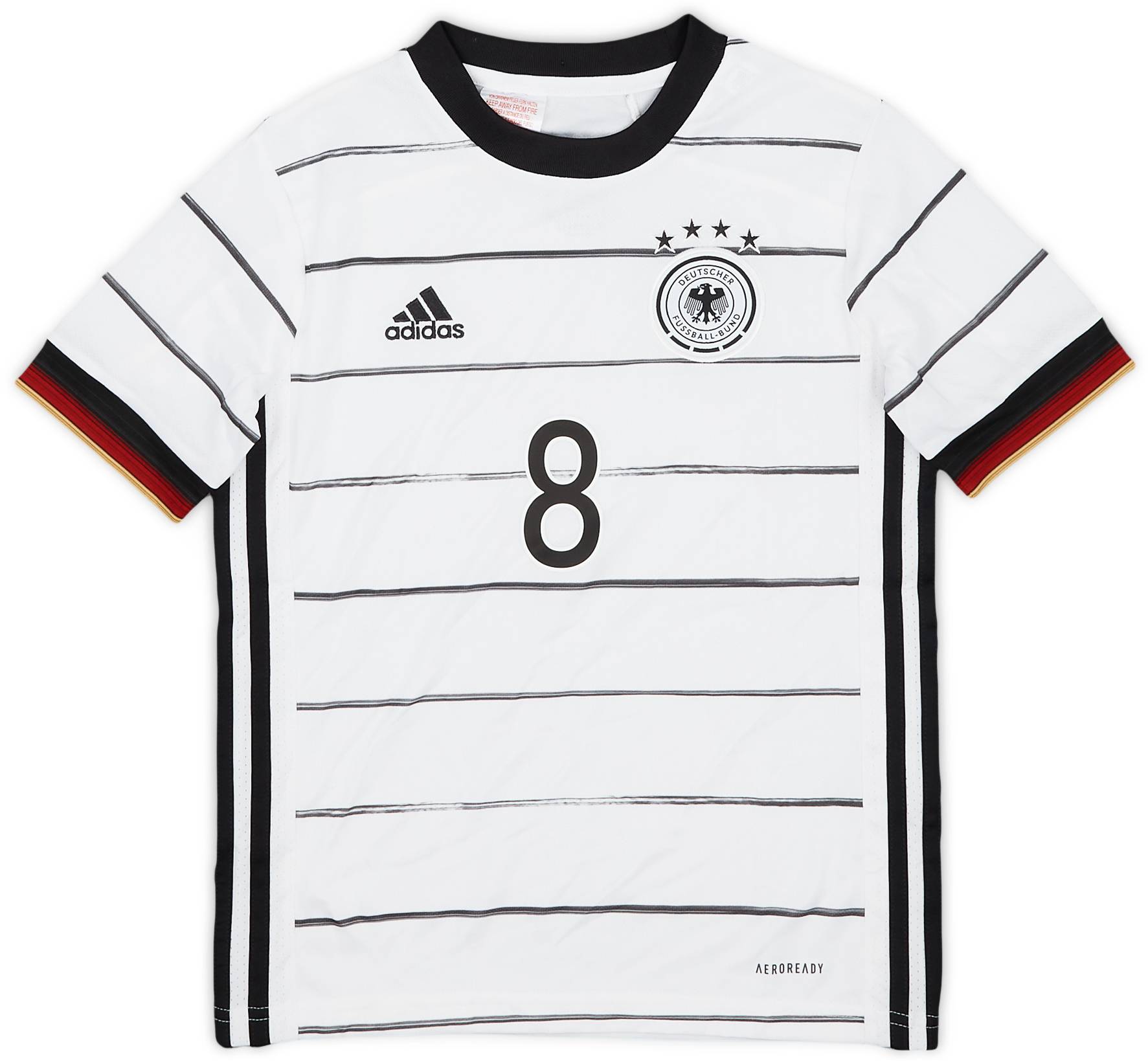 2020-21 Germany Home Shirt #8 - 9/10 - (9-10 Years)