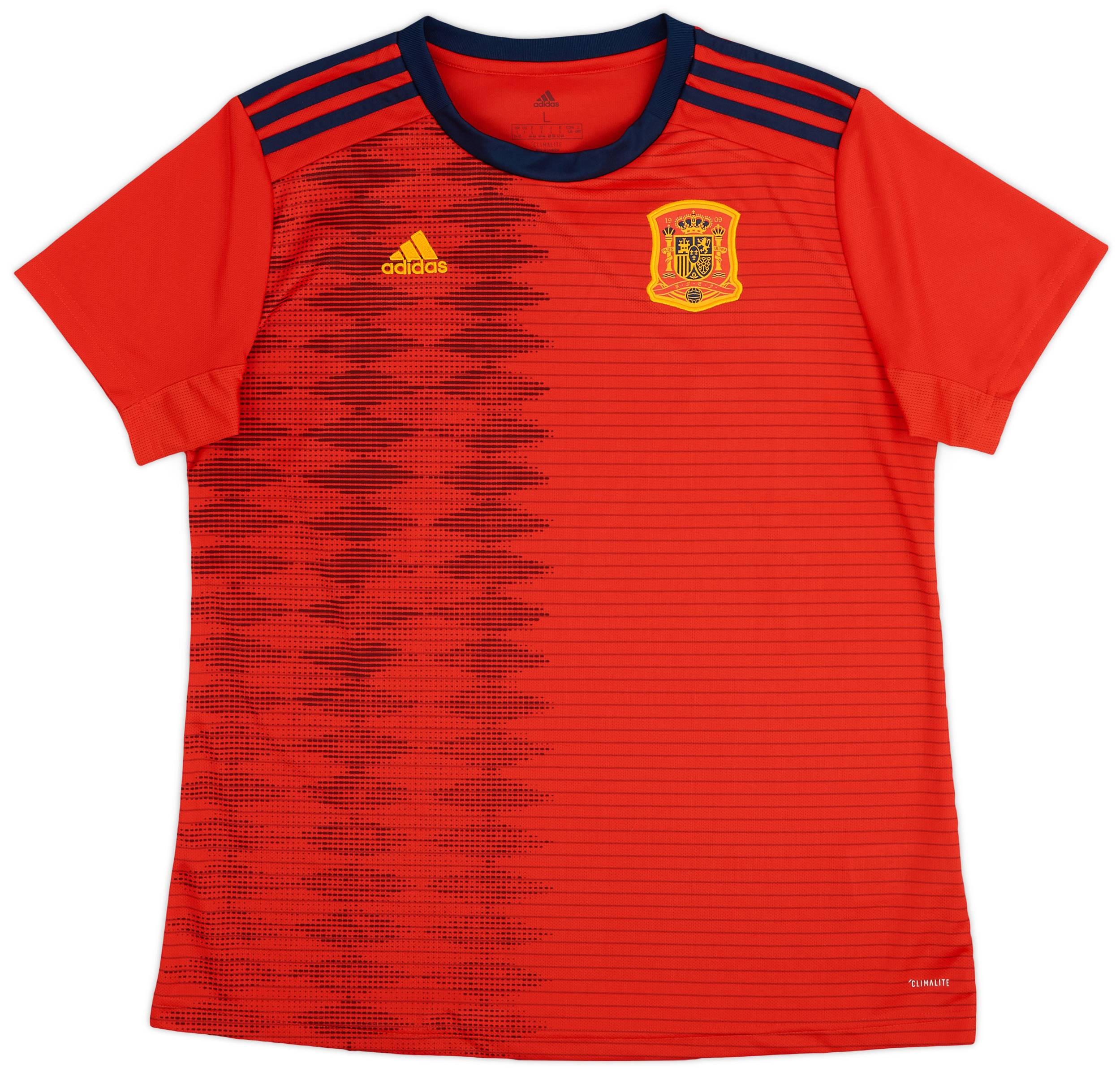 2019-20 Spain Womens Home Shirt - 10/10 - (Women's L)