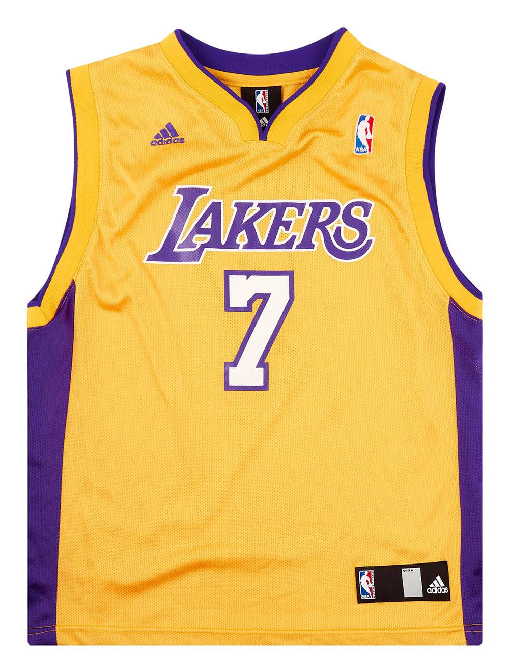 2006-10 LA Lakers Odom #7 adidas Jersey (Home) Y