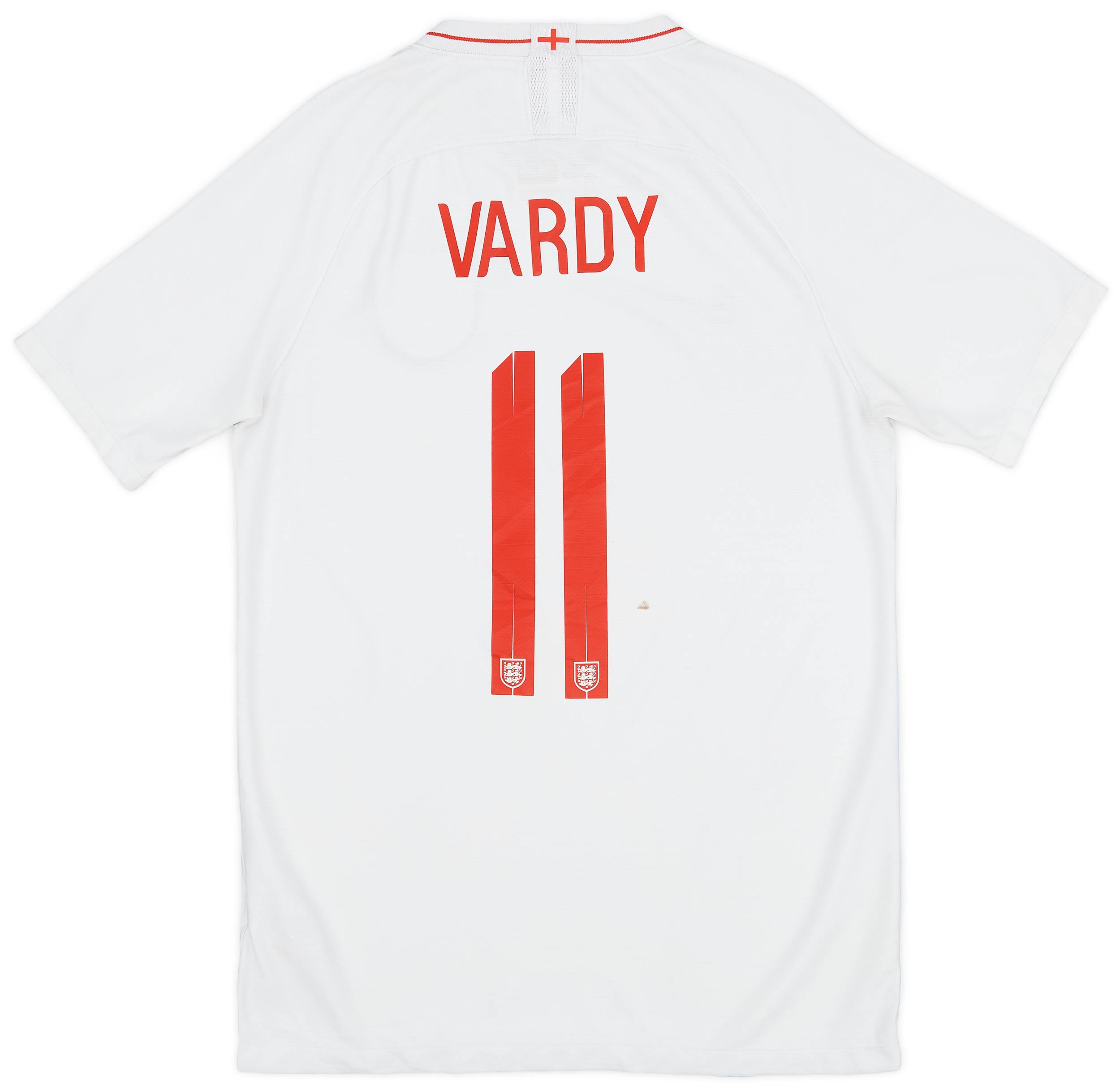2018-19 England Home Shirt Vardy #11 - 5/10 - (M)
