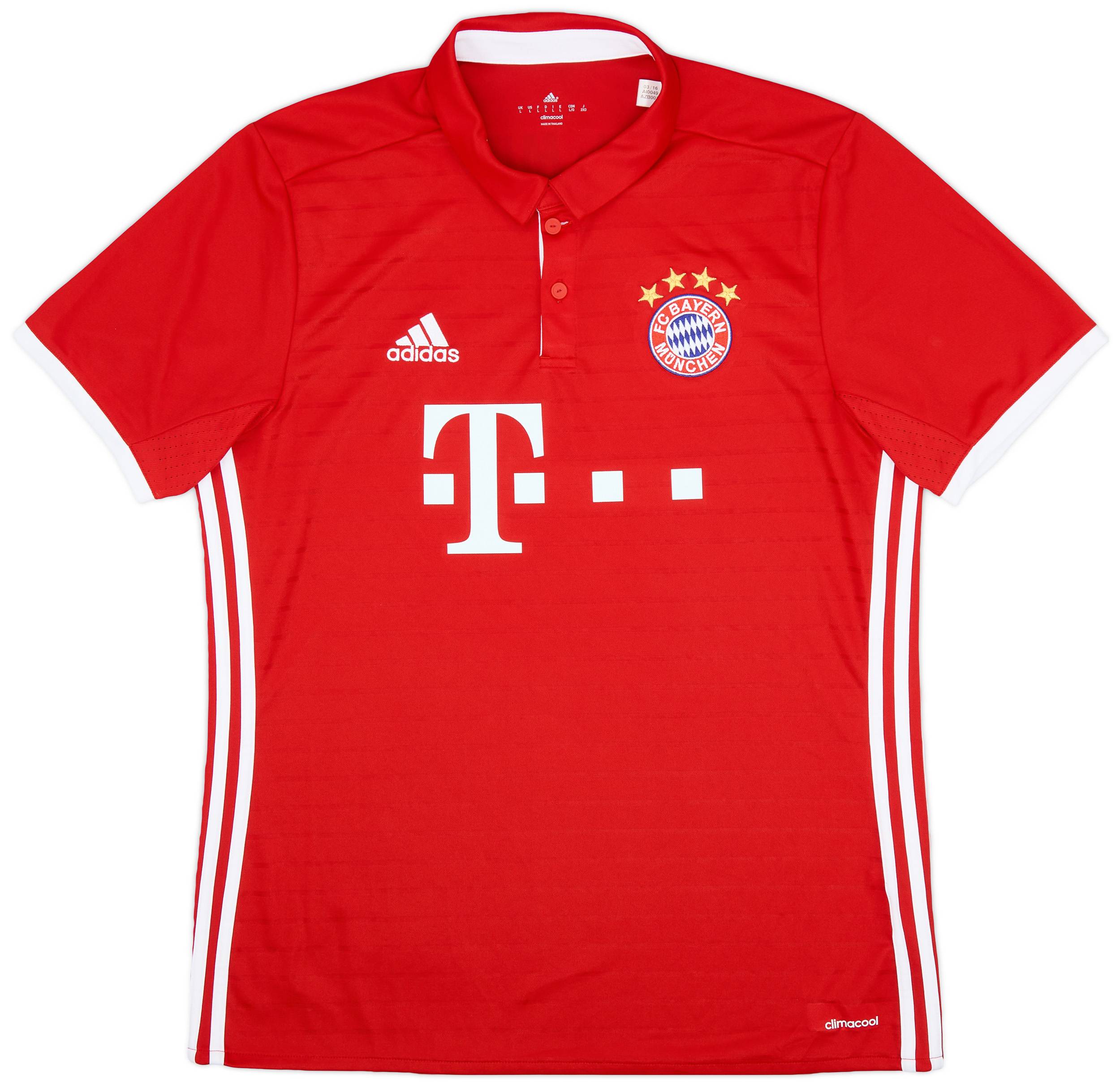 2016-17 Bayern Munich Home Shirt - 10/10 - (L)
