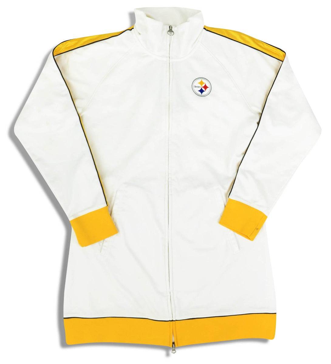 2002 04 Pittsburgh Steelers Reebok Womens Track Jacket XL