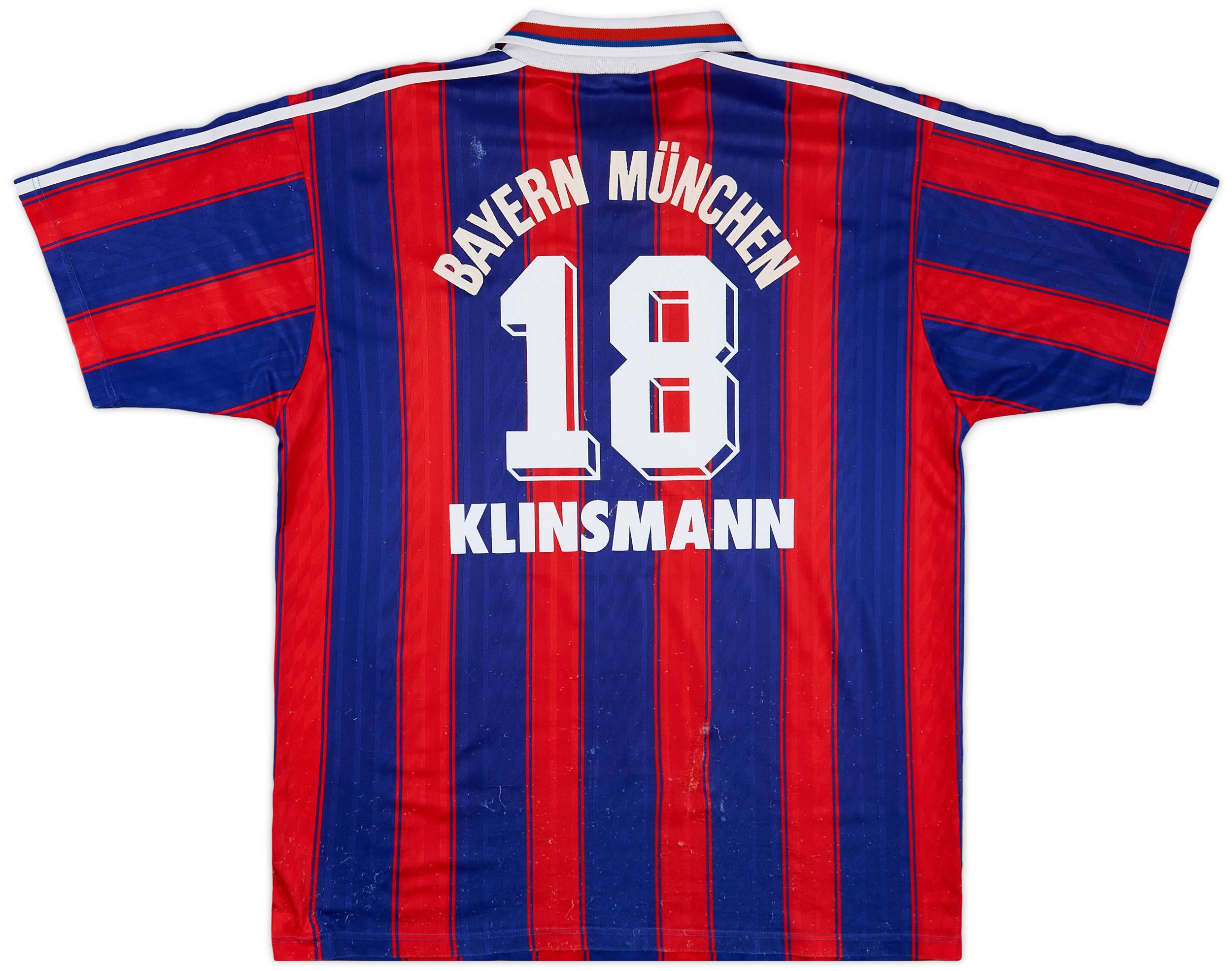 1995-97 Bayern Munich Home Shirt Klinsmann #18 - 5/10 - (L)