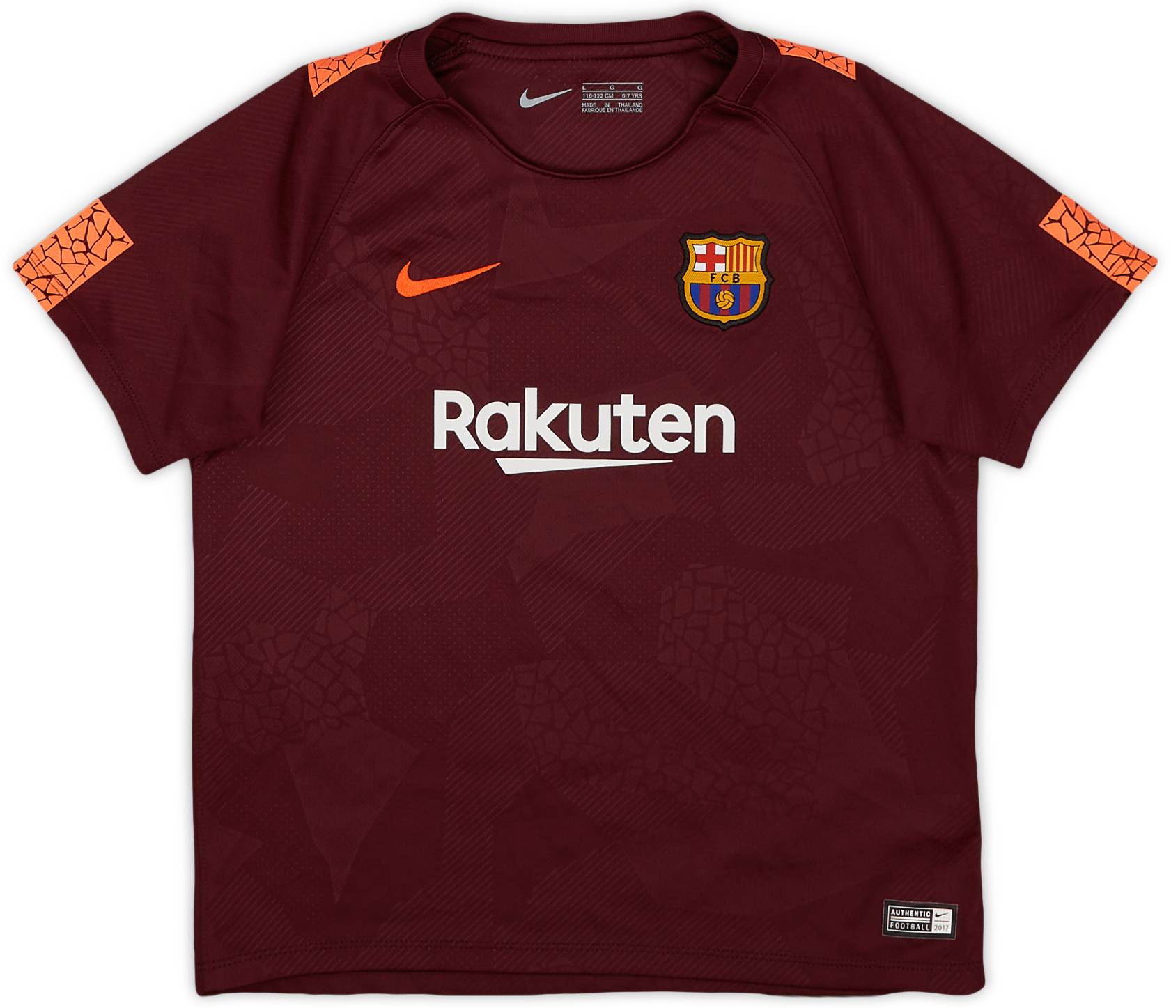 2017-18 Barcelona Third Shirt - 9/10 - (6-7 Years)