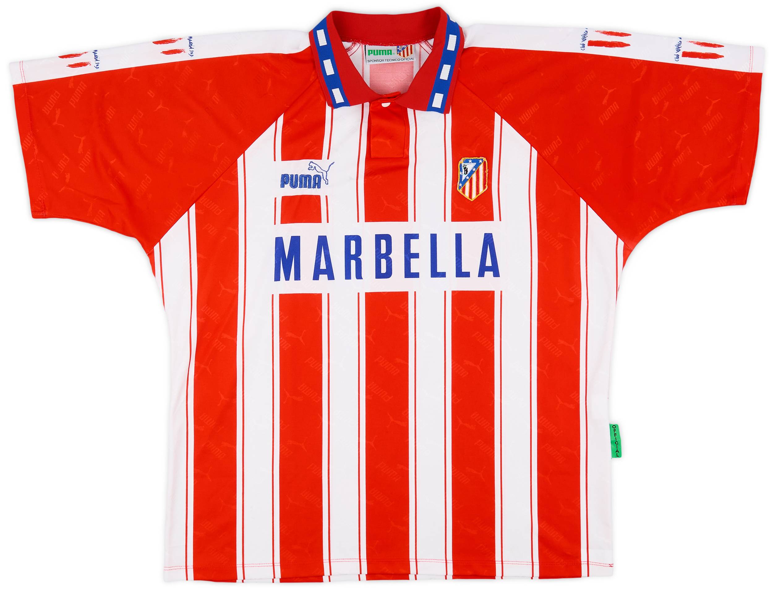 1994-95 Atletico Madrid Home Shirt - 8/10 - (XXL)