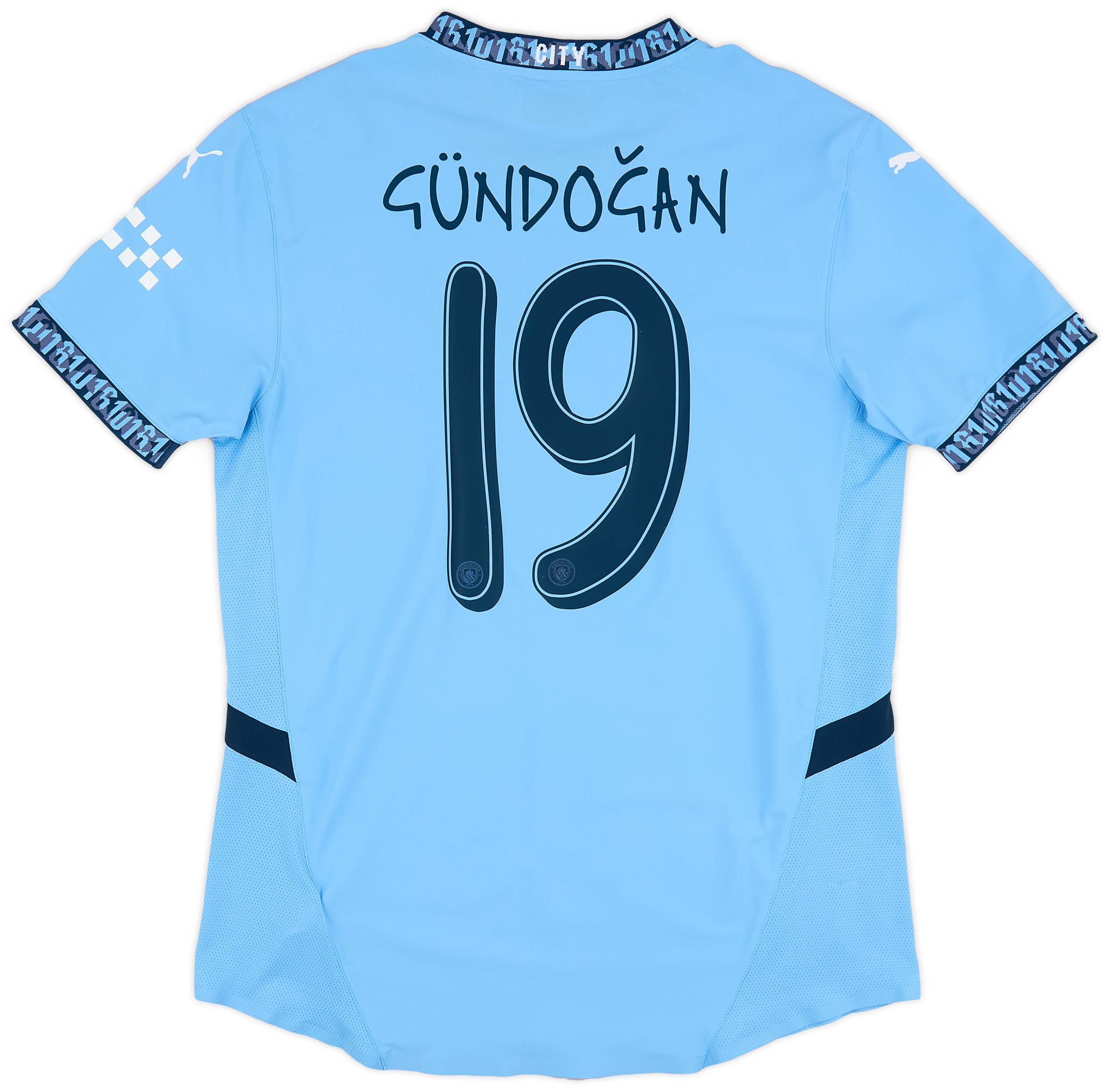 2024-25 Manchester City Authentic Home Shirt Gundogan #19