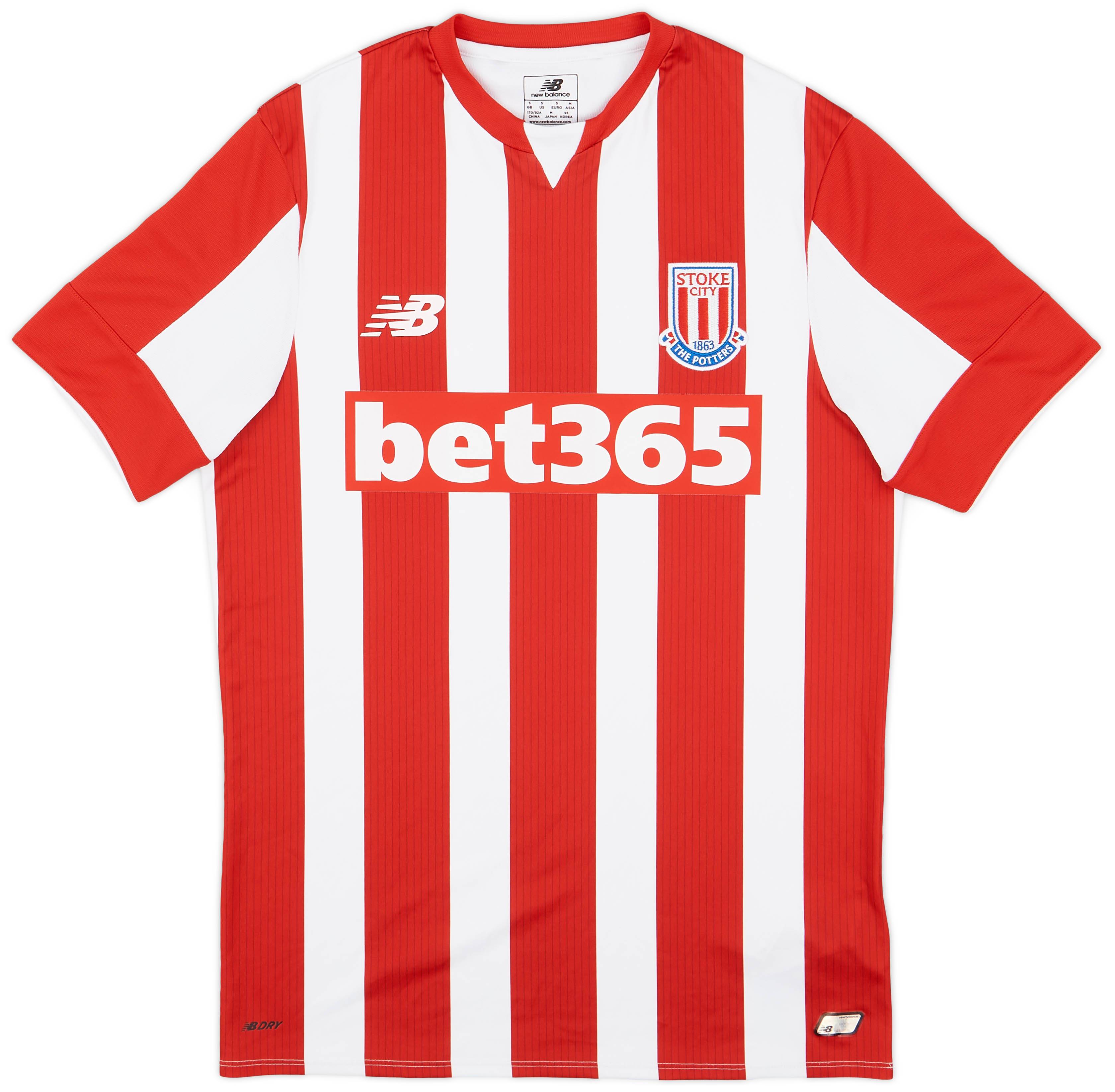 2015-16 Stoke City Home Shirt - 8/10 - (S)