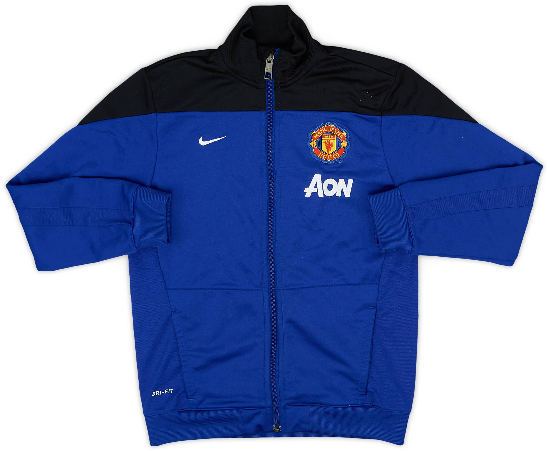 2013-14 Manchester United Nike Track Jacket - 4/10 - (7-8 Years)