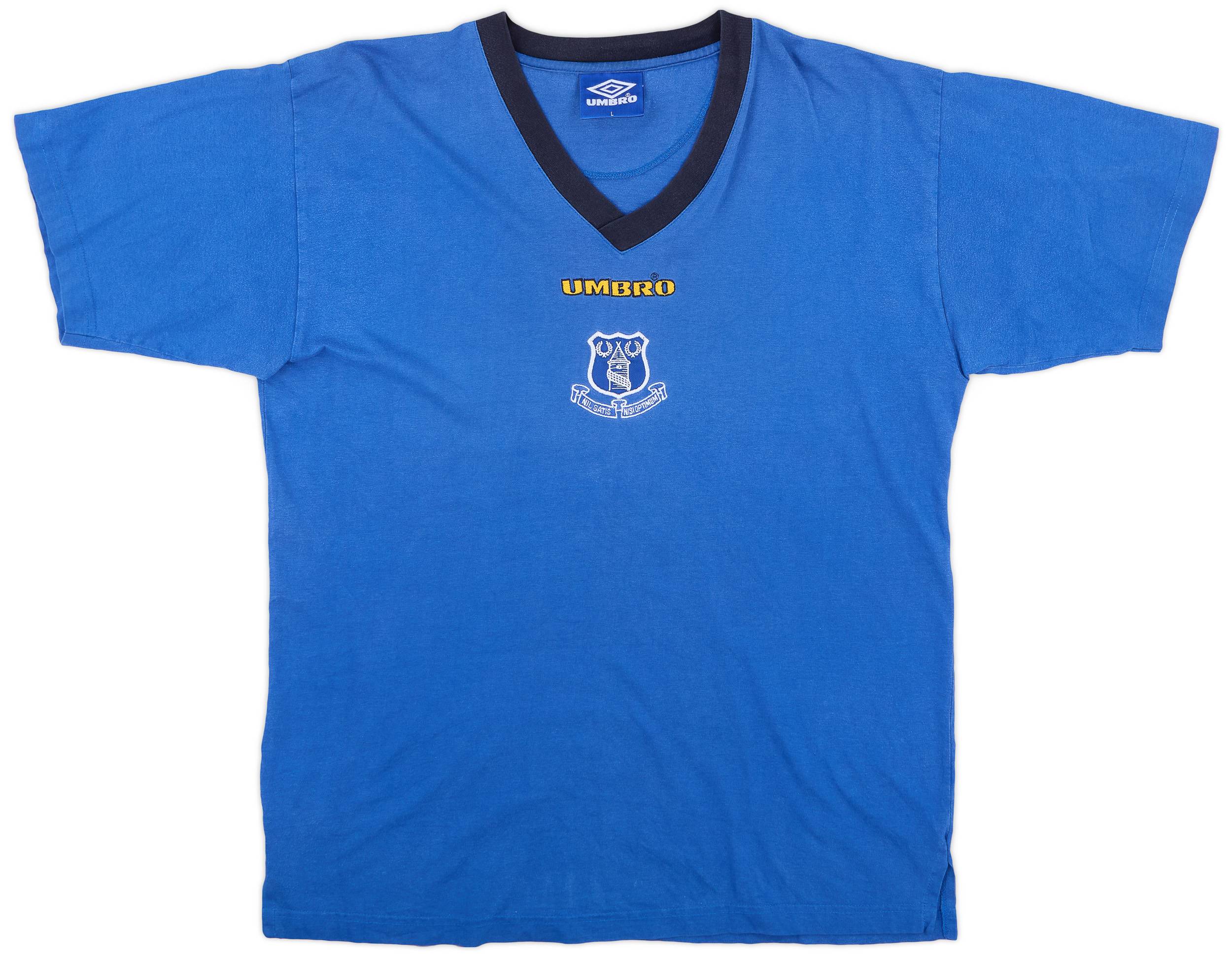 1997-99 Everton Umbro Cotton Tee - 9/10 - (L)