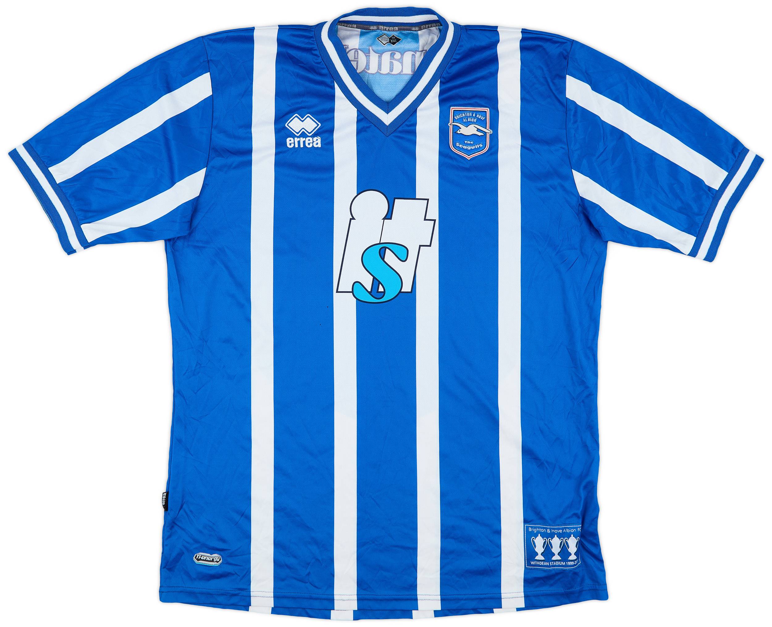 2010-11 Brighton Home Shirt - 8/10 - (XXL)